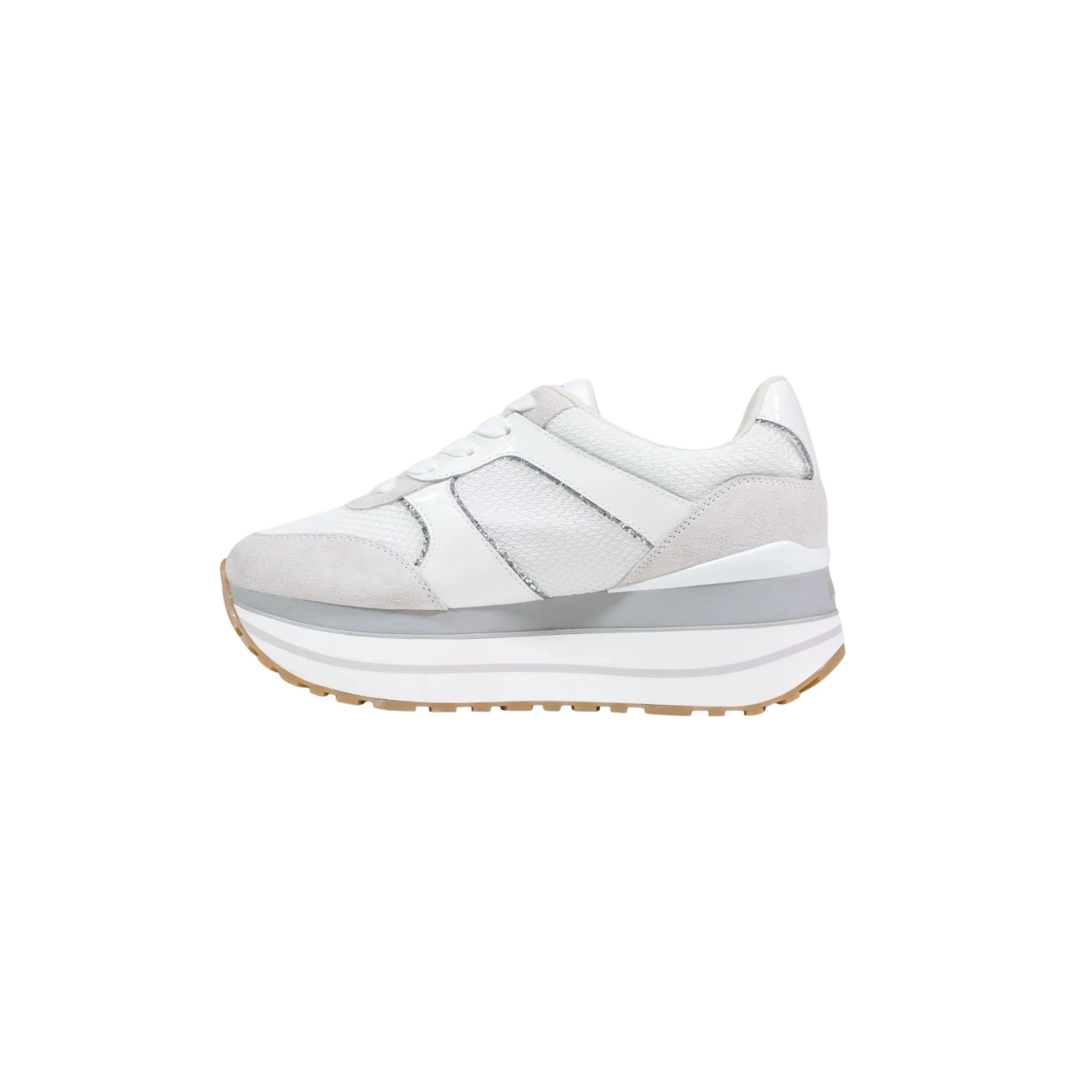Sneakers Donna con platform bianche - Image 2