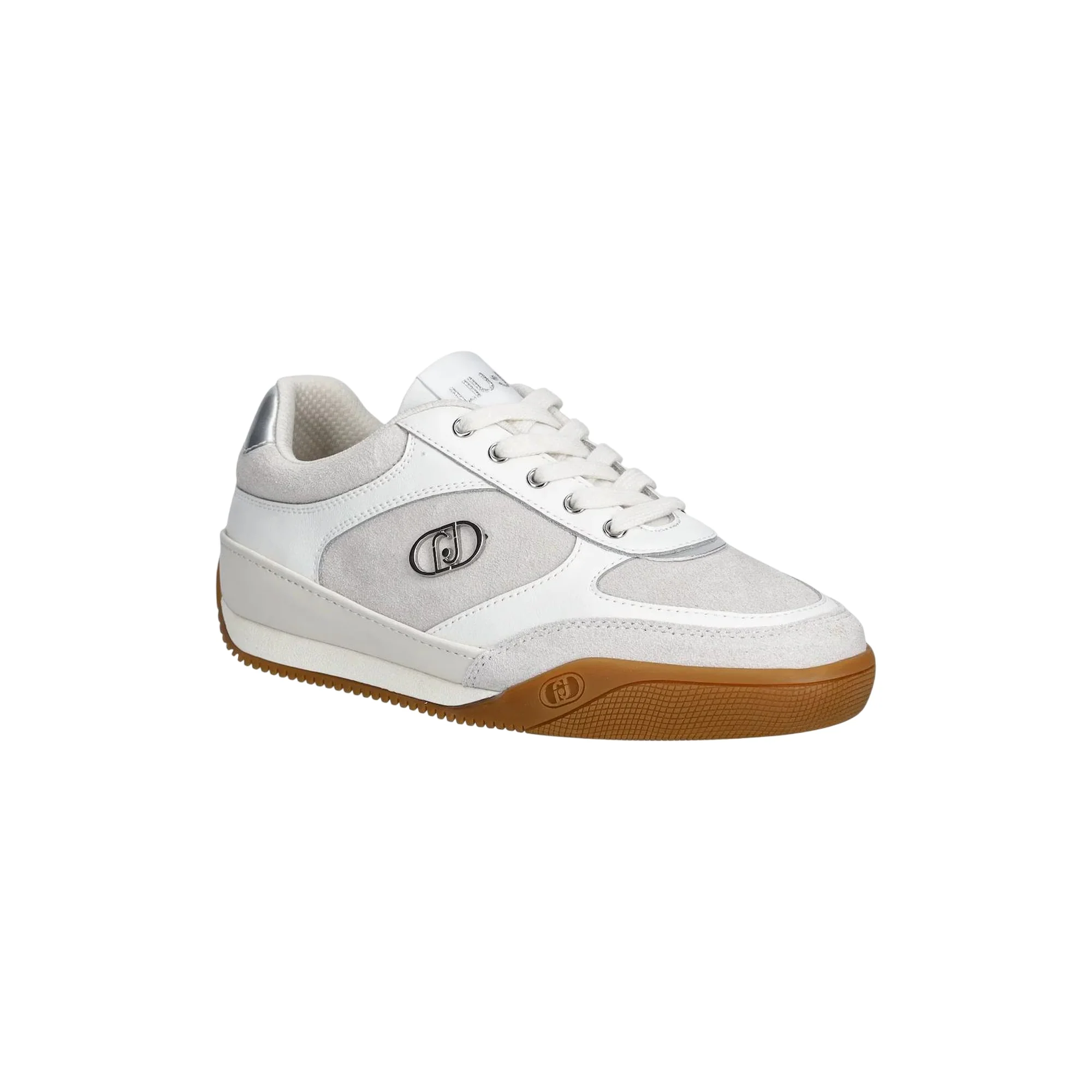 Sneakers basse Donna inserto argento - Image 3