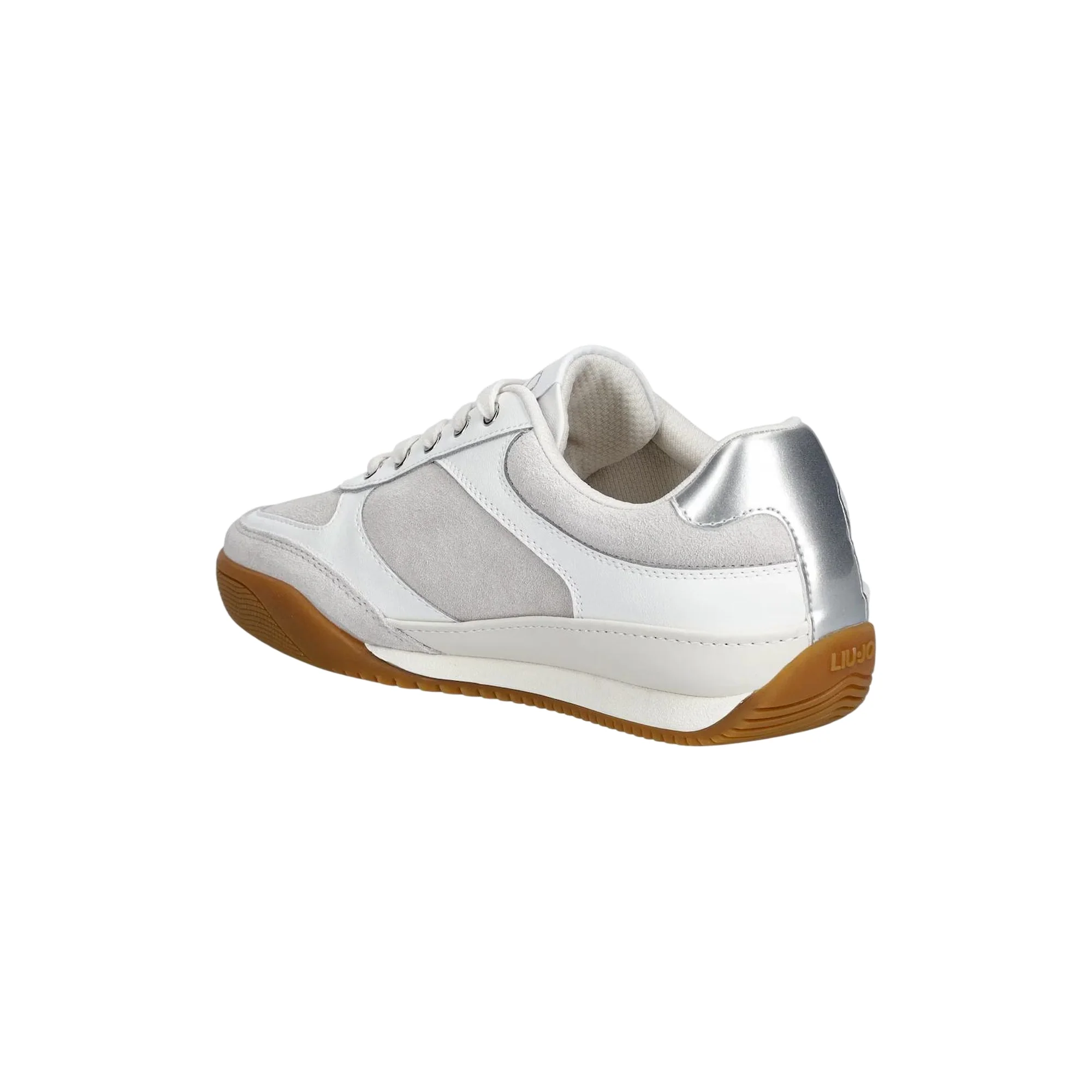 Sneakers basse Donna inserto argento - Image 4