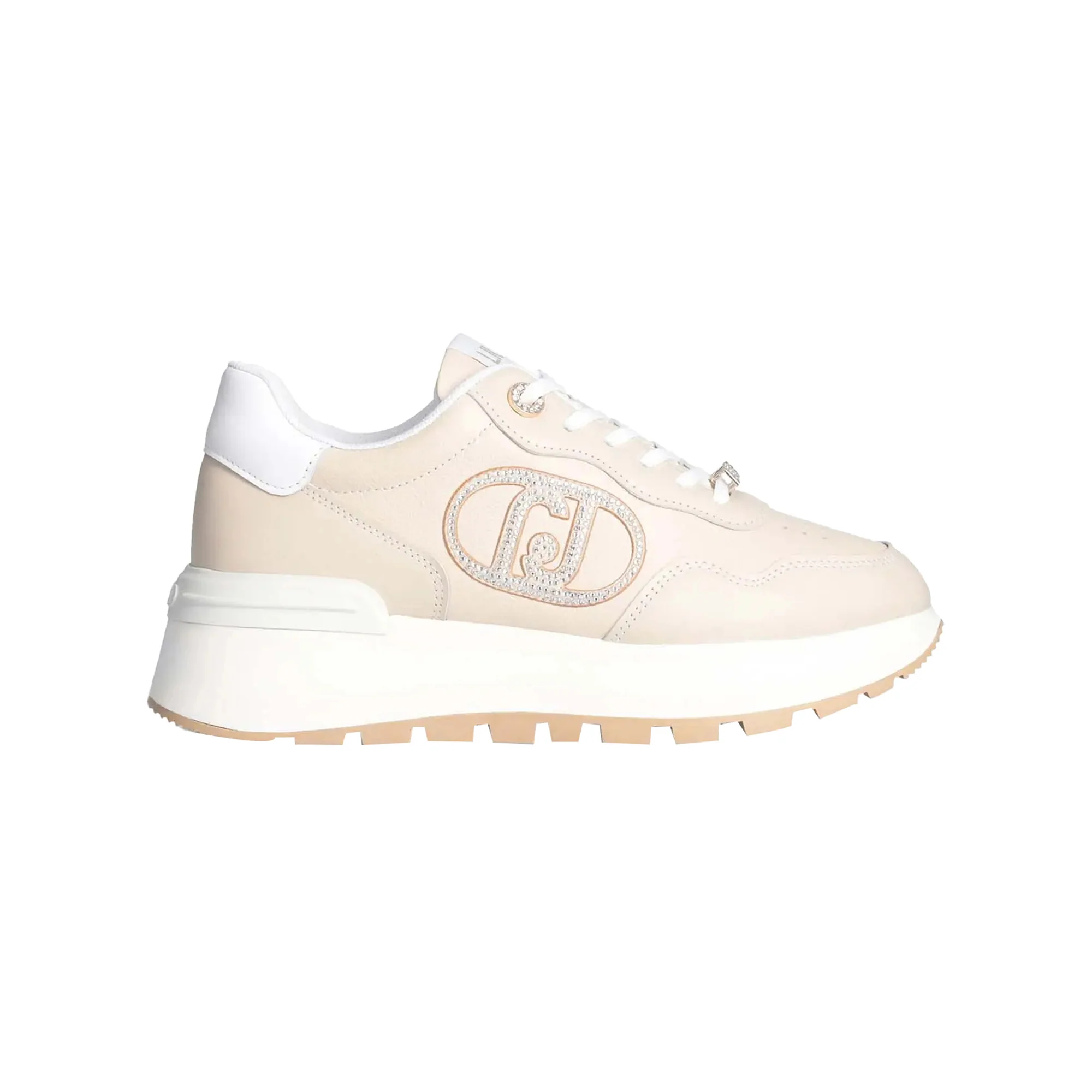 Sneakers Donna con logo strass