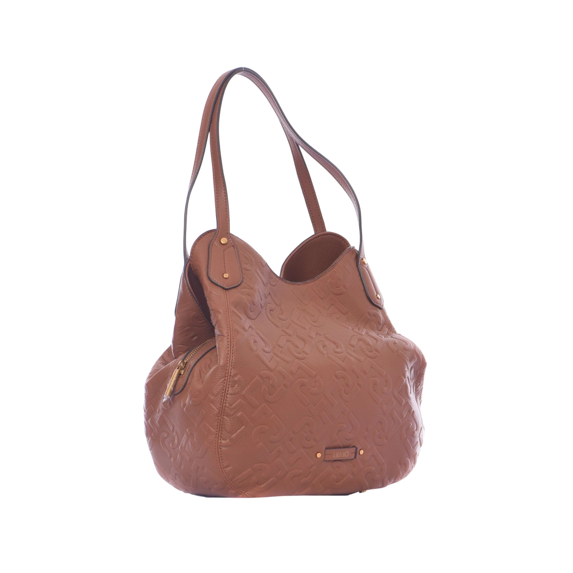 Borsa Donna inserti in pelle e logo all over - Image 12