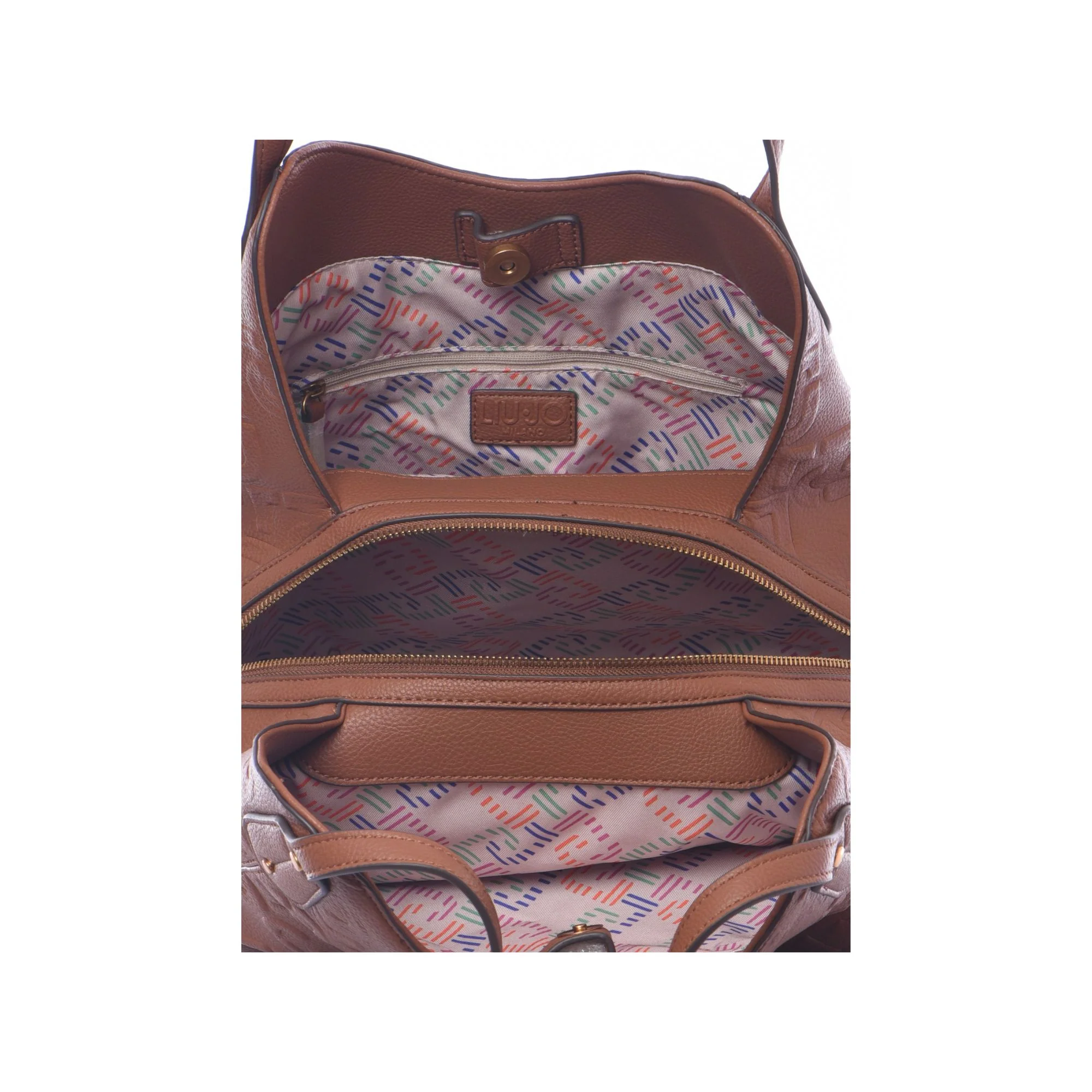 Borsa Donna inserti in pelle e logo all over - Image 13