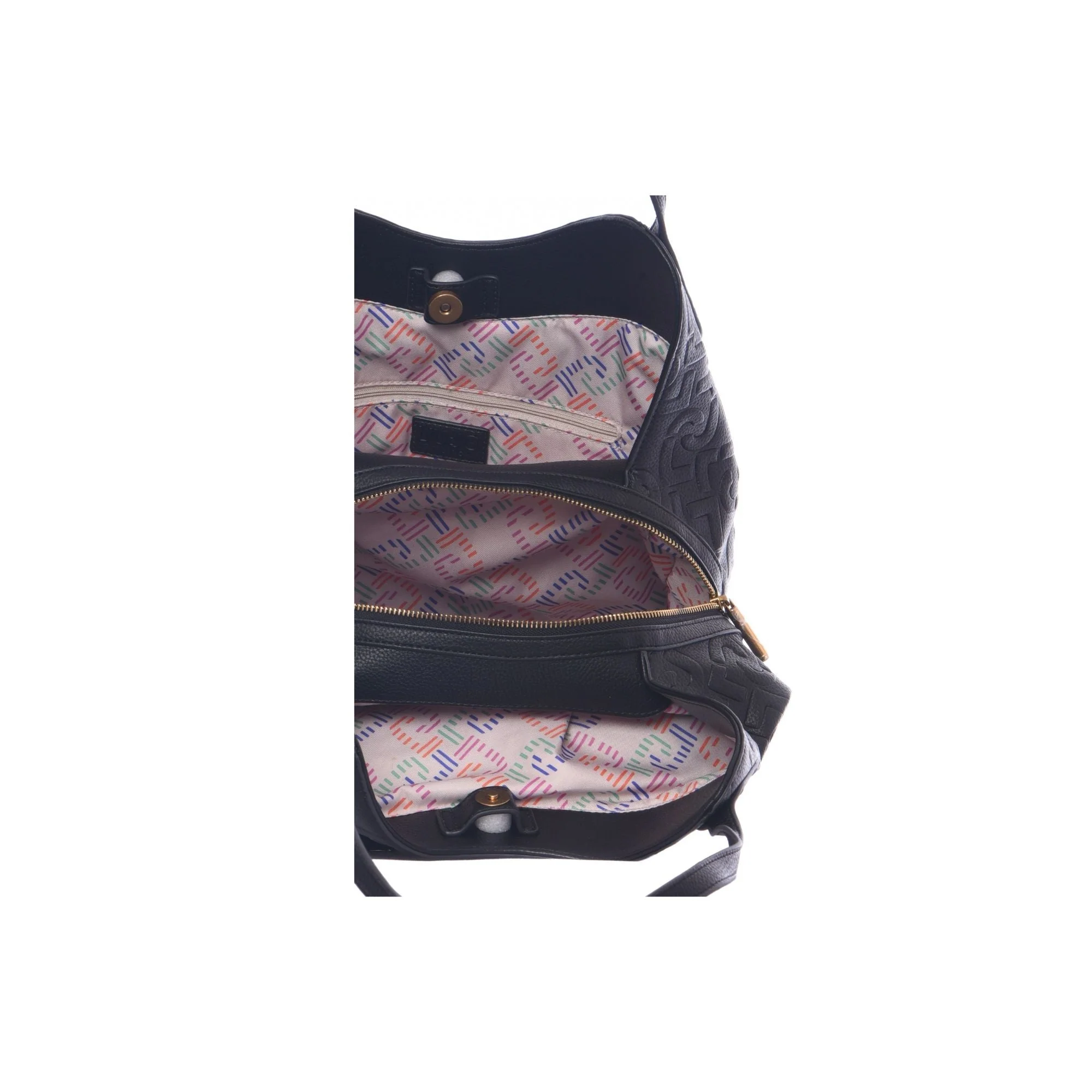 Borsa Donna inserti in pelle e logo all over - Image 16