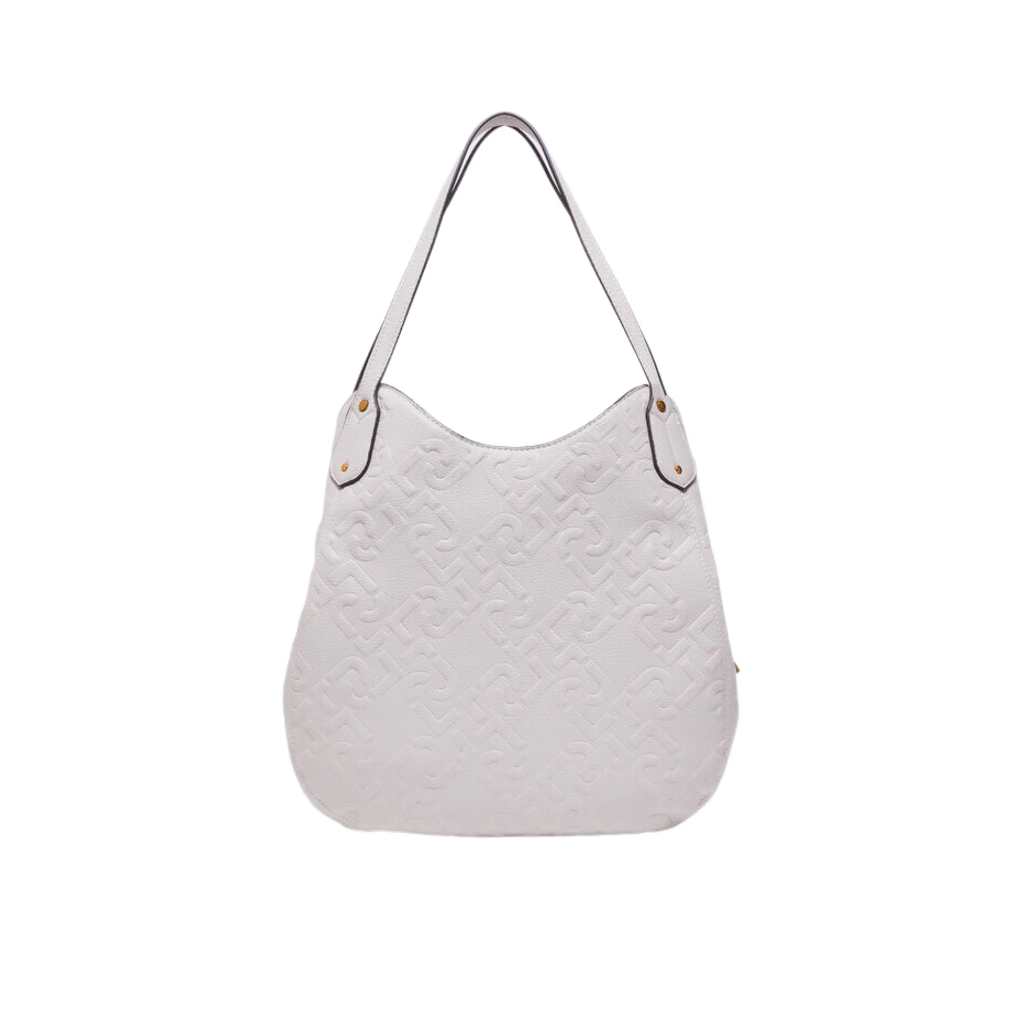 Borsa Donna inserti in pelle e logo all over - Image 2