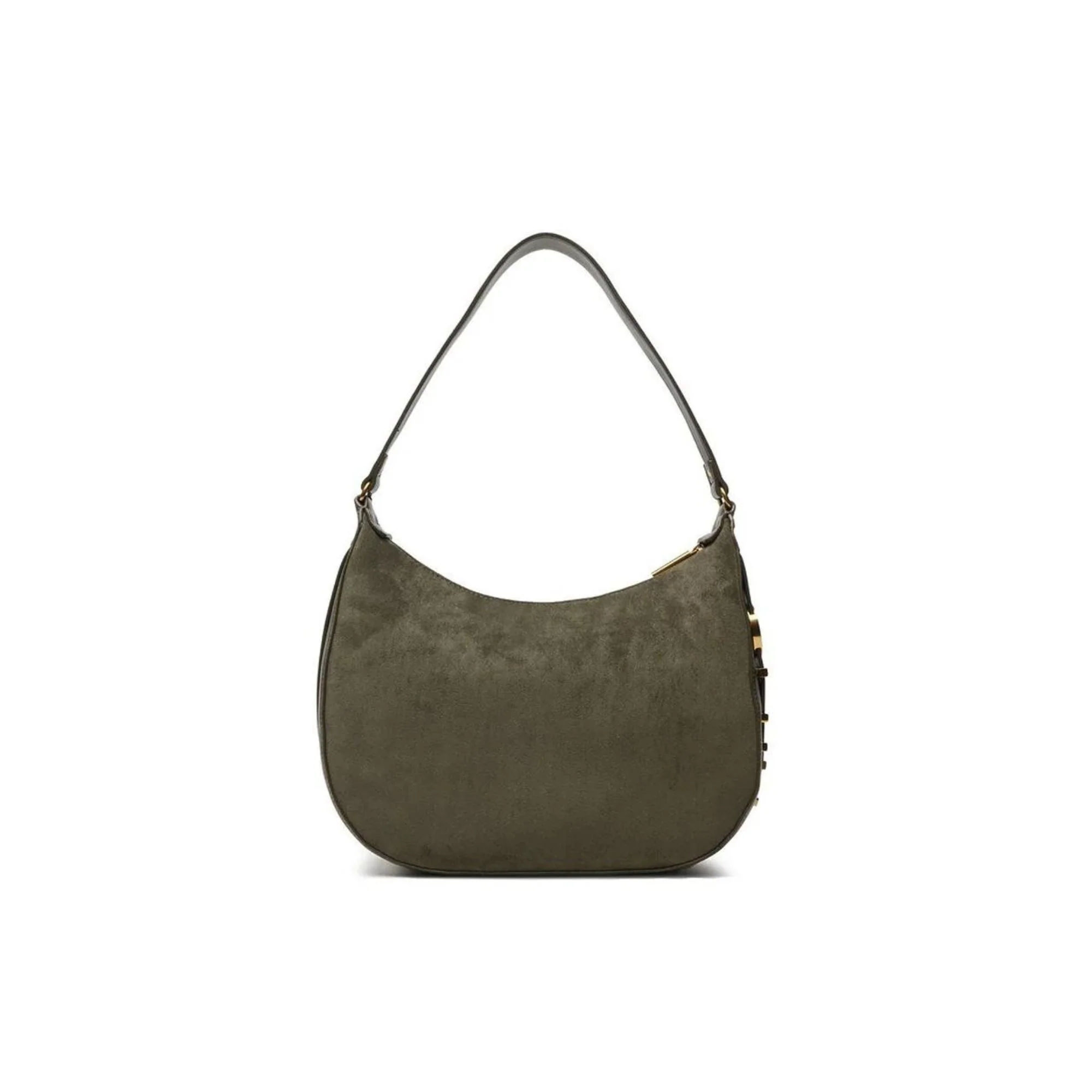 Borsa a Spalla Effetto Suede Donna - Caffellatte - Image 16