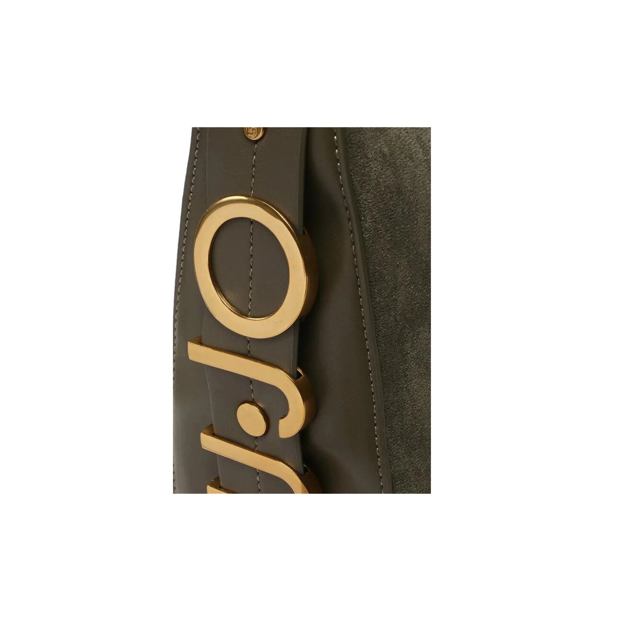 Borsa a Spalla Effetto Suede Donna - Caffellatte - Image 17