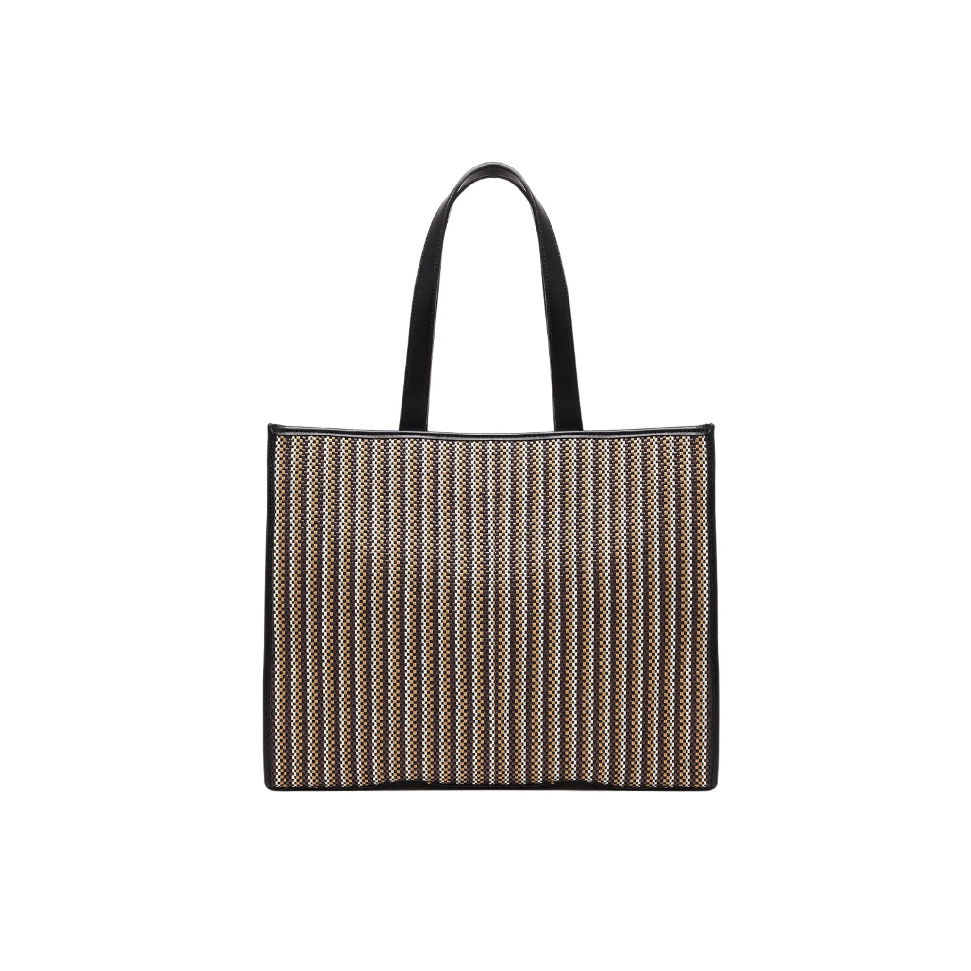 Borsa Donna modello shopper a righe - Image 2