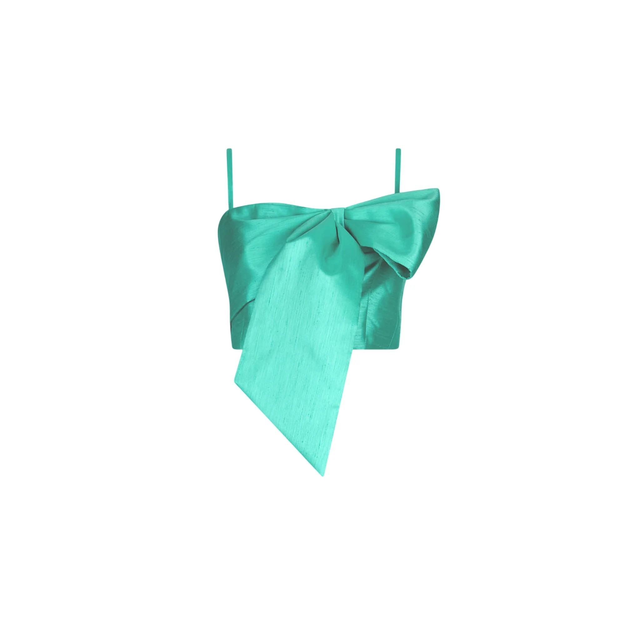 Top Donna con fiocco Verde