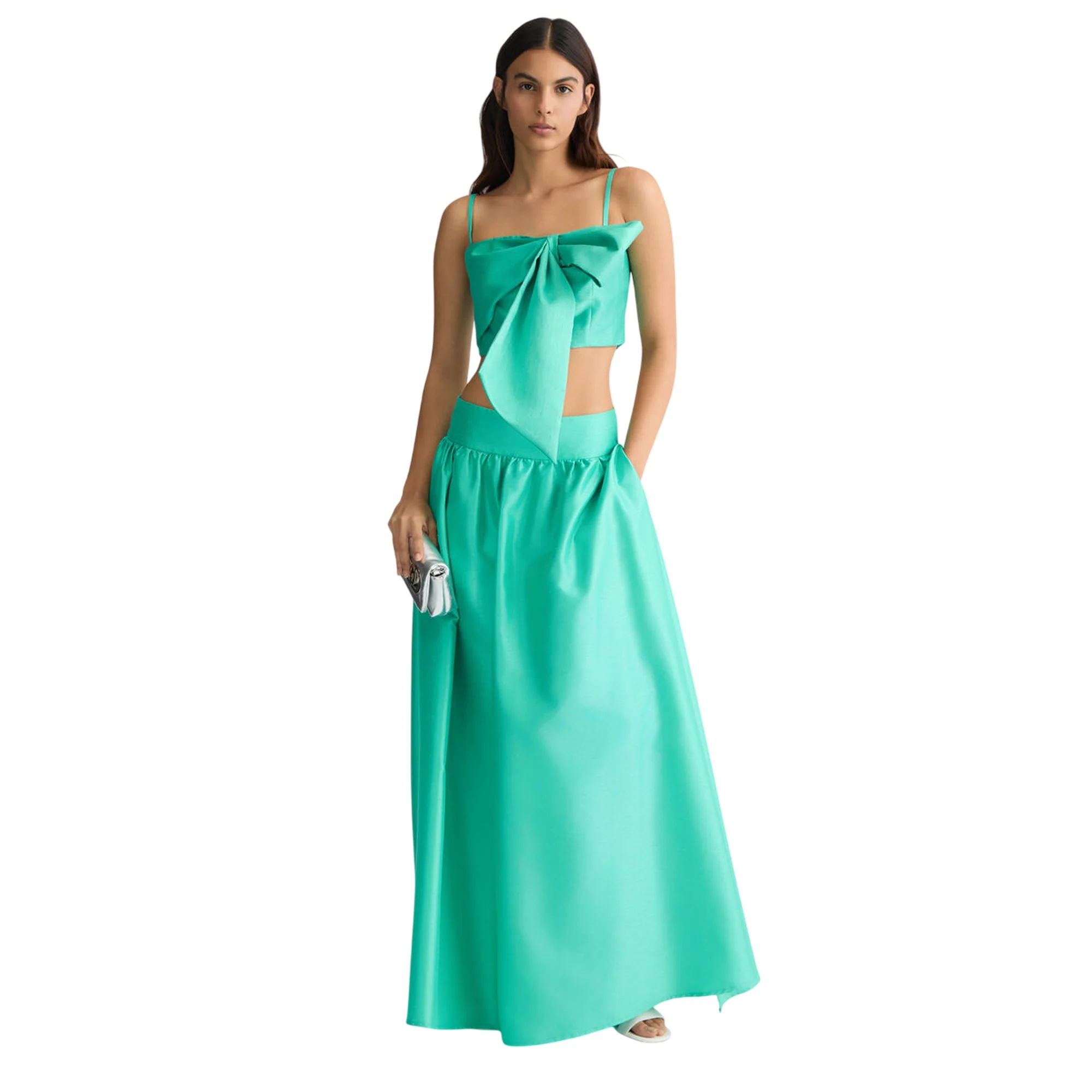 Top Donna con fiocco Verde - Image 4