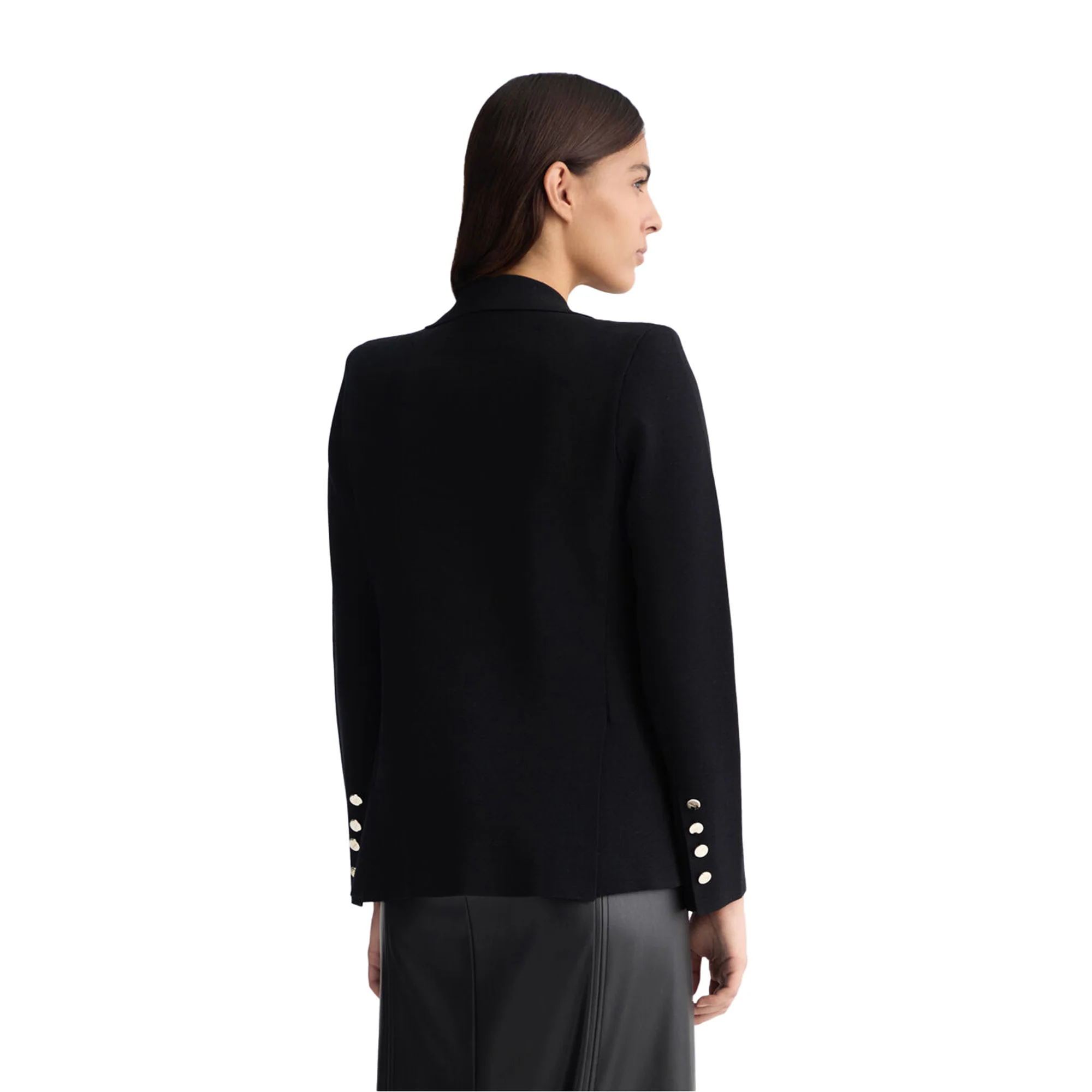 Giacca in maglia nera da Donna - Image 3