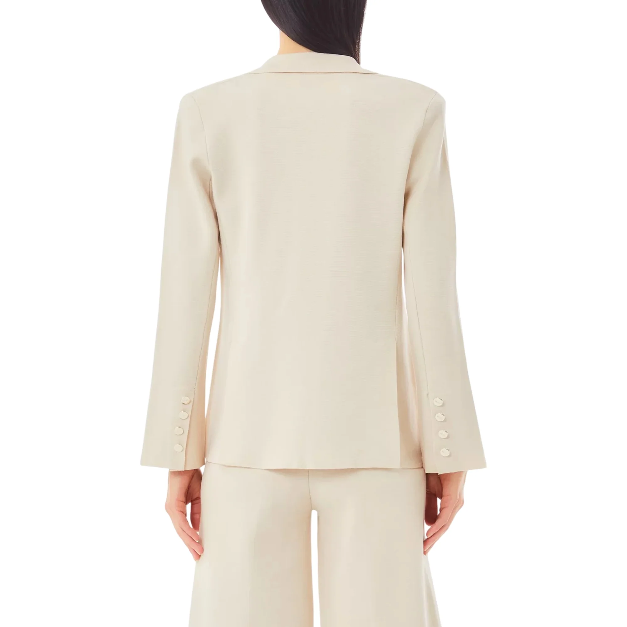 Giacca in maglia beige chiaro da Donna - Image 2