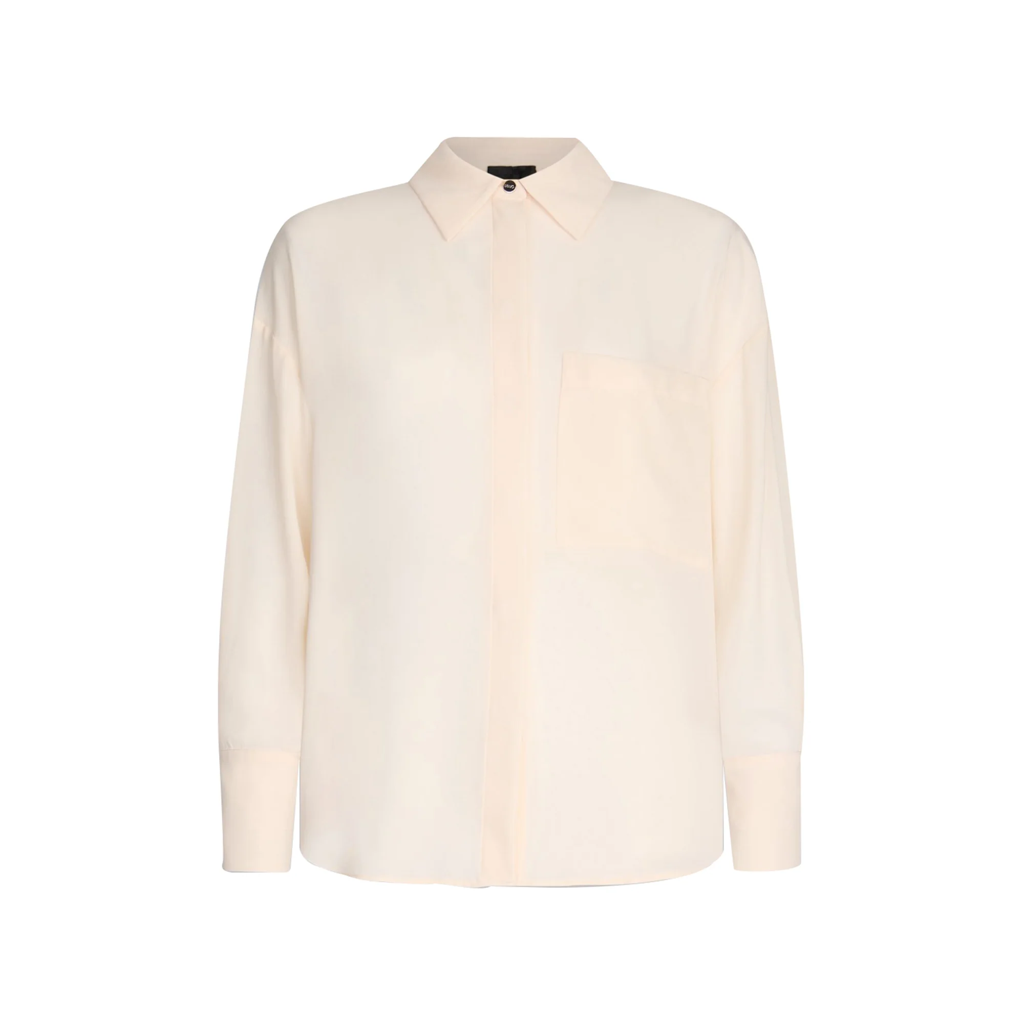 Camicia oversize Donna Beige chiaro