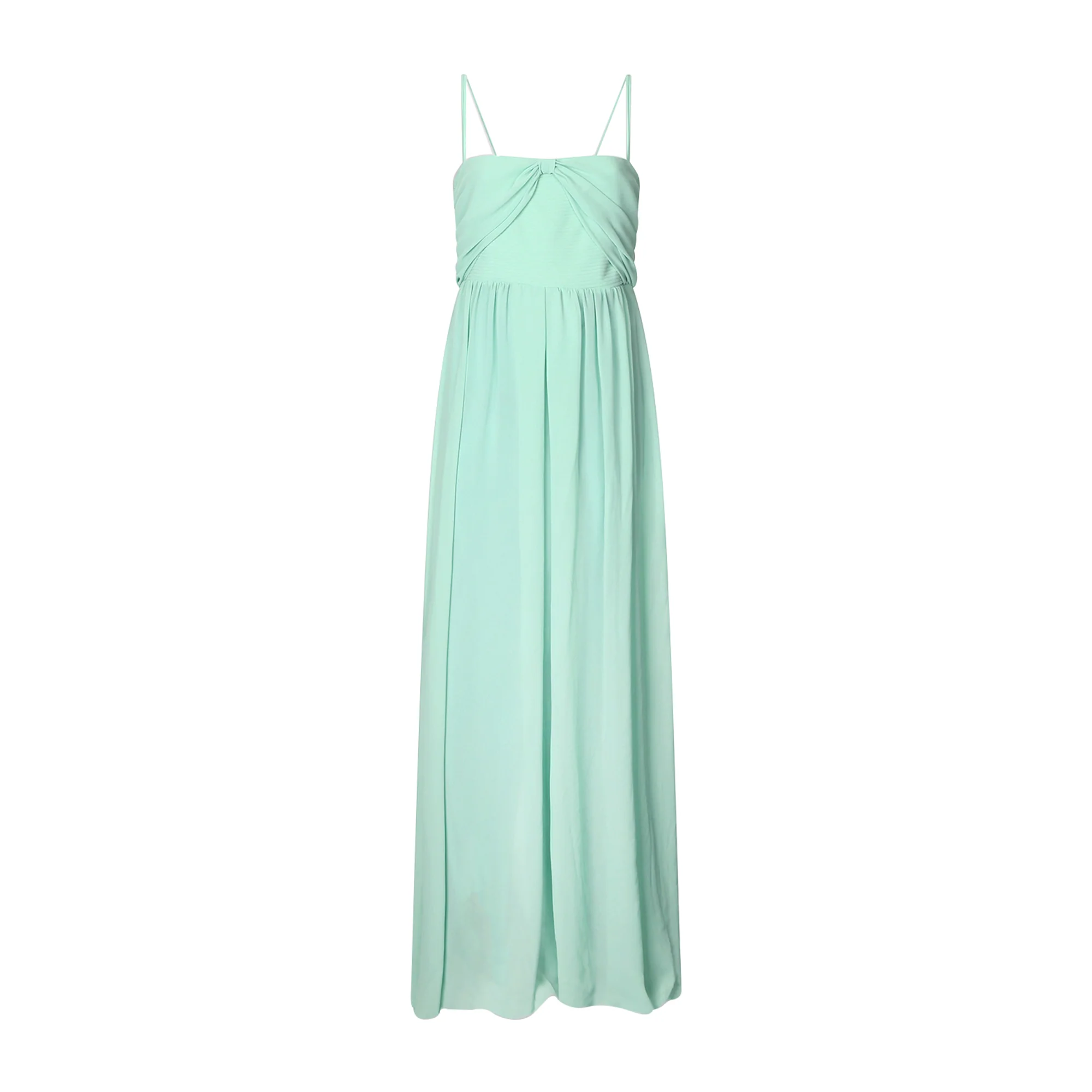 Abito lungo elegante Donna in verde acqua