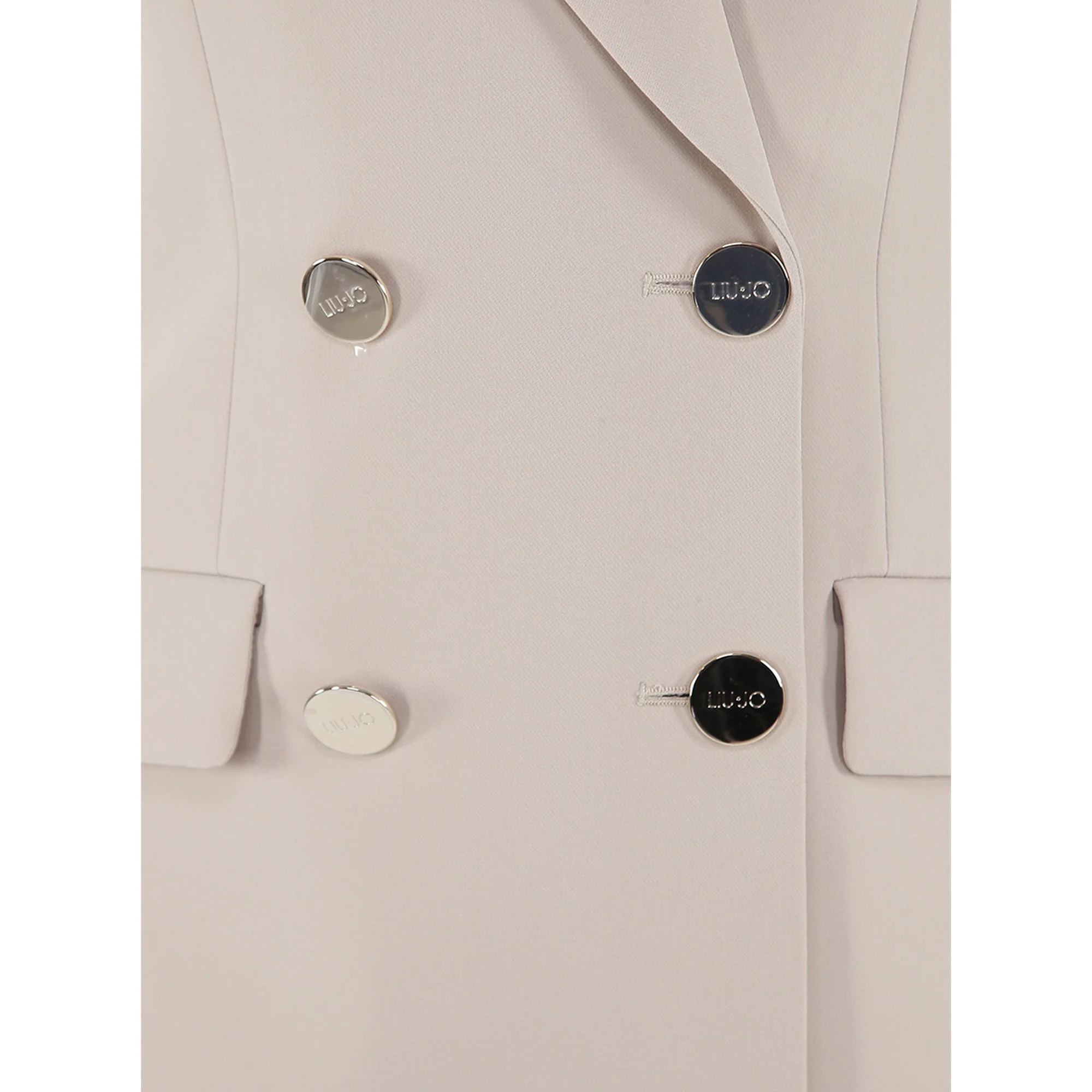 Gilet Donna con Doppiopetto Beige - Image 3