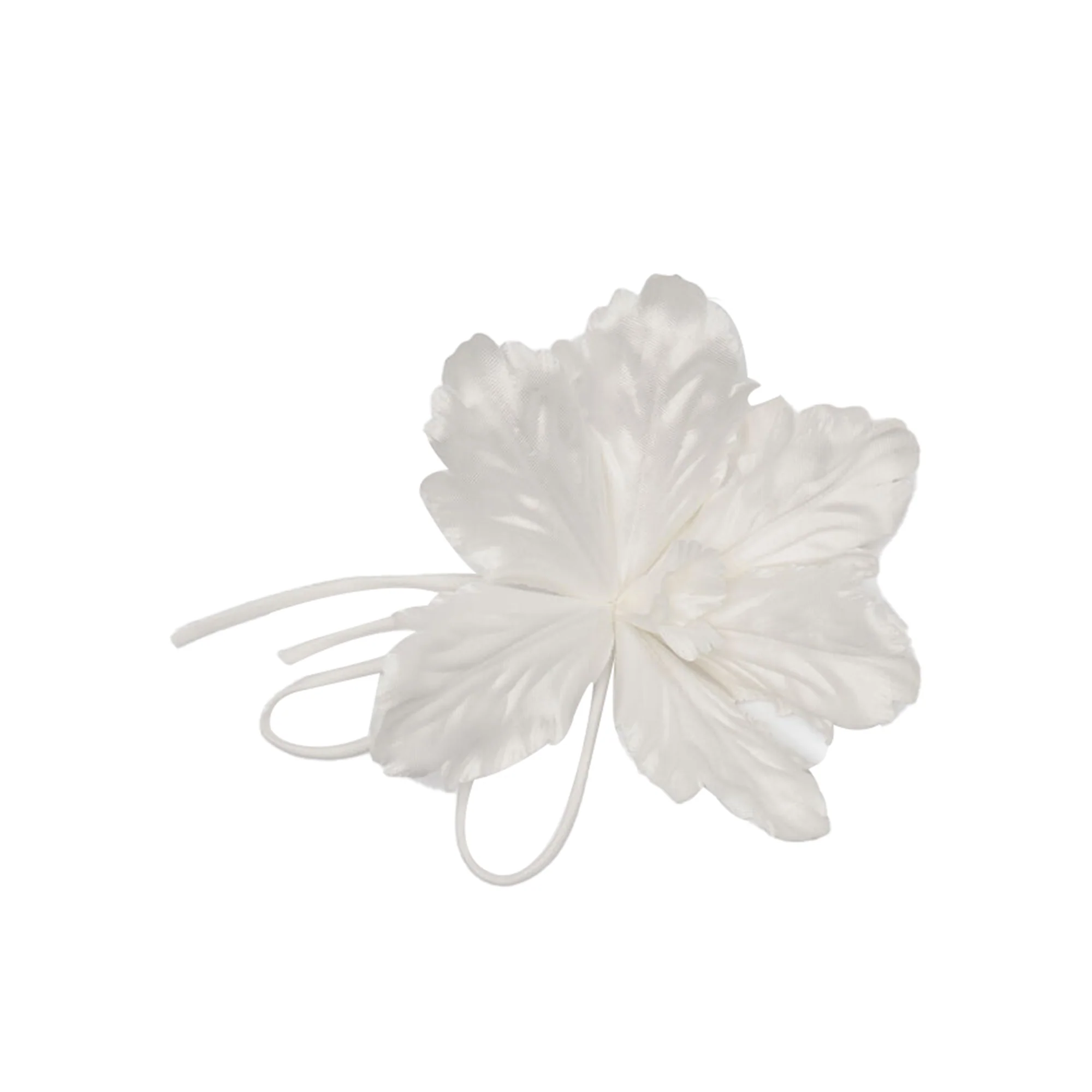 Spilla Donna a Fiore Bianco