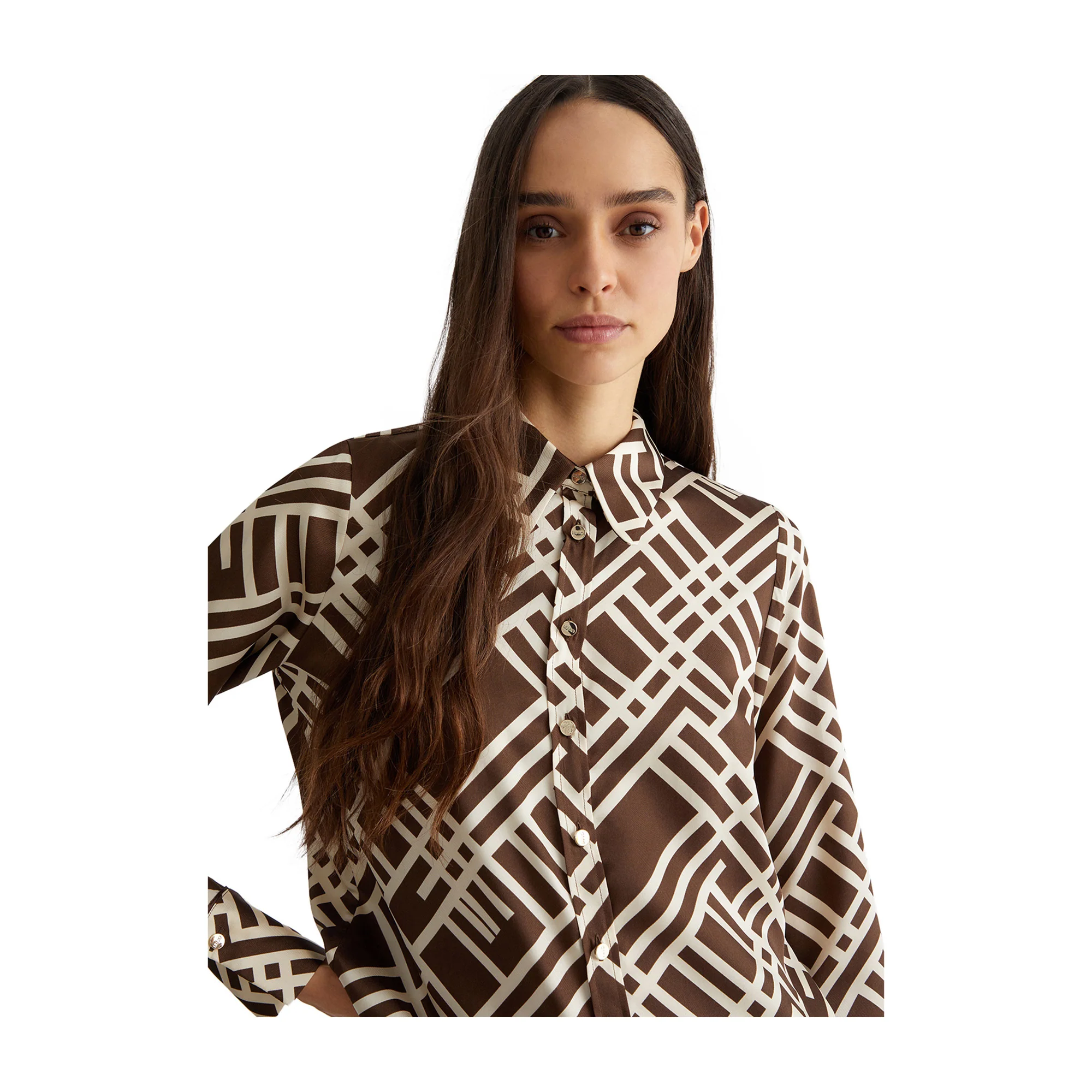 Camicia Donna con stampa check - Image 4