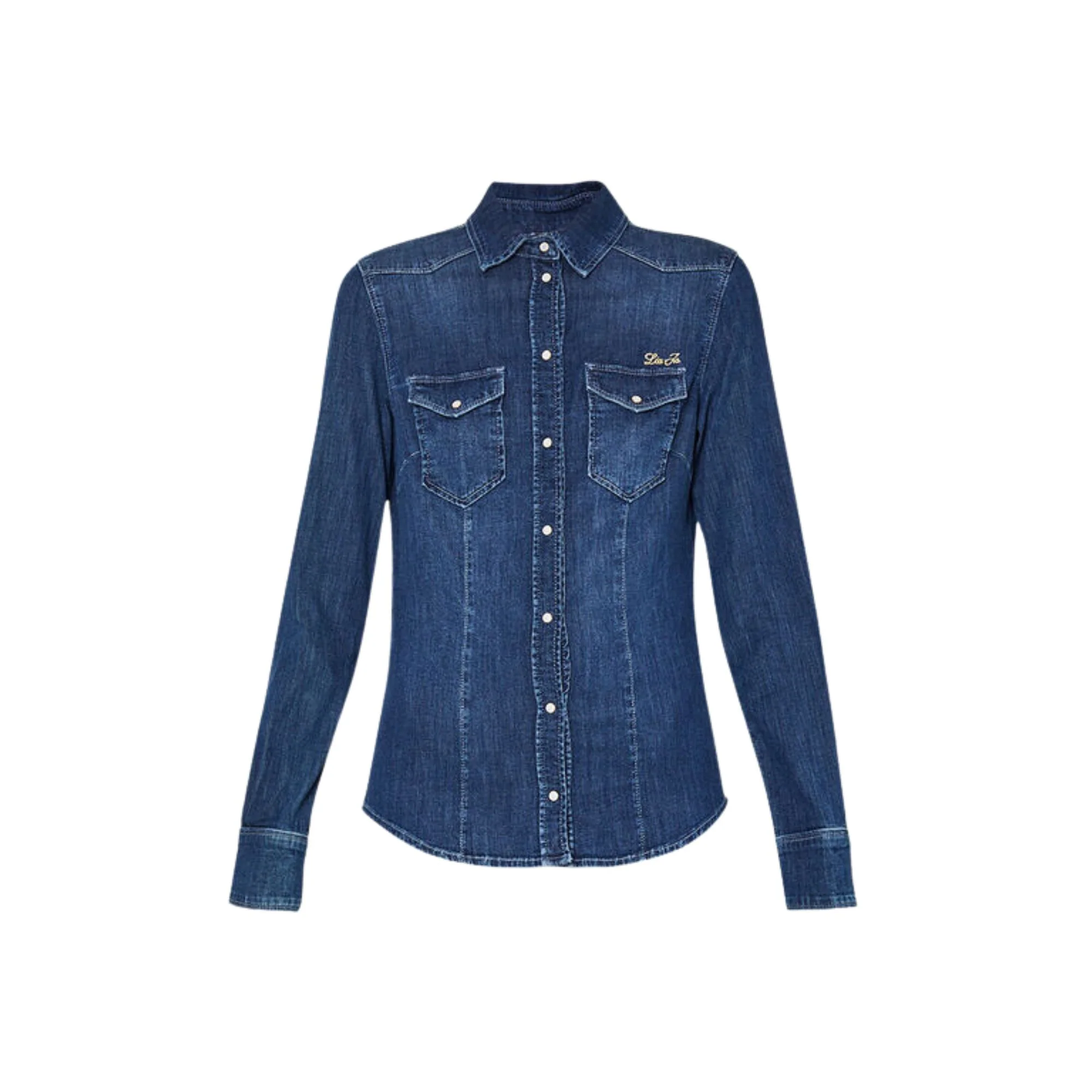 Camicia Donna in denim dal taglio classico