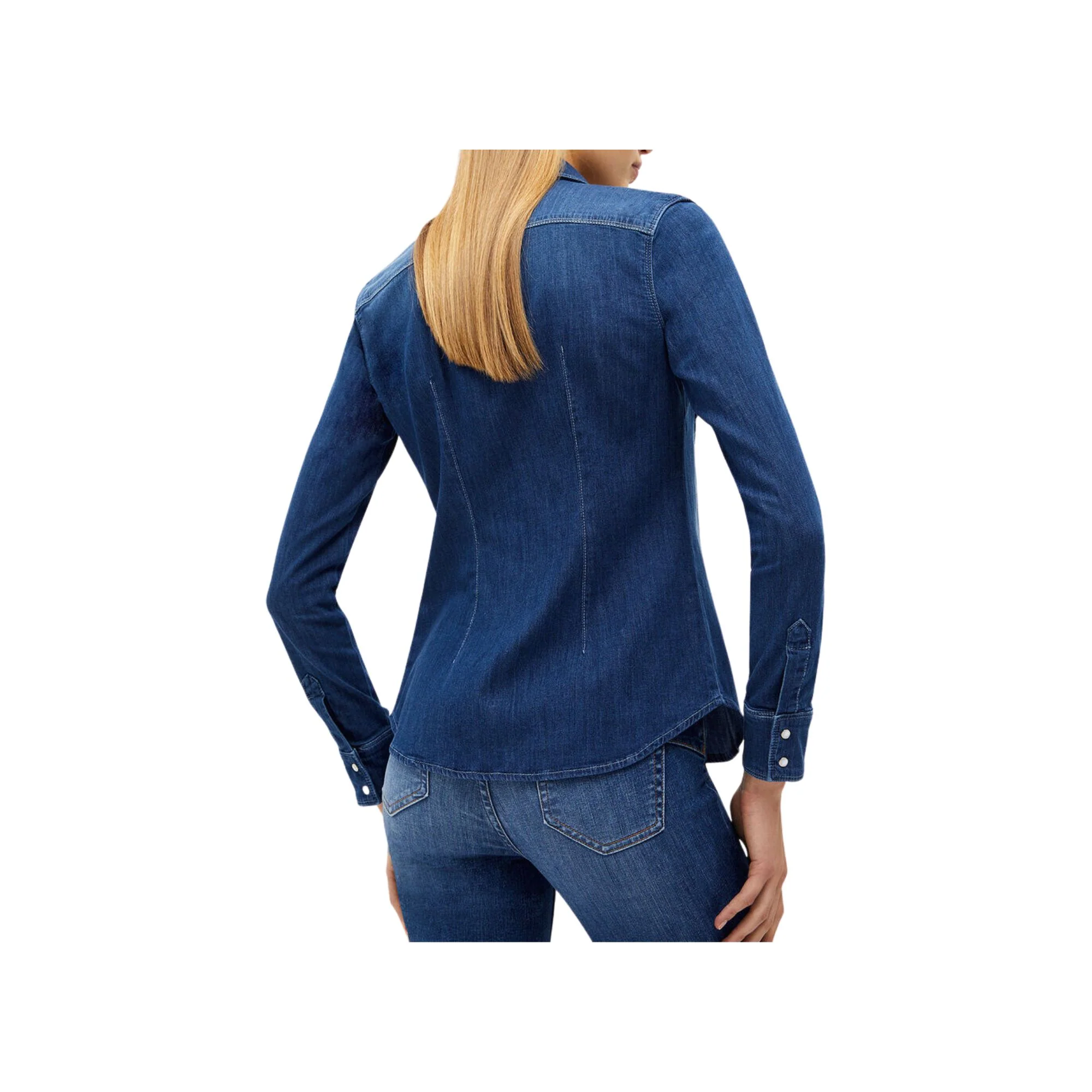 Camicia Donna in denim dal taglio classico - Image 3
