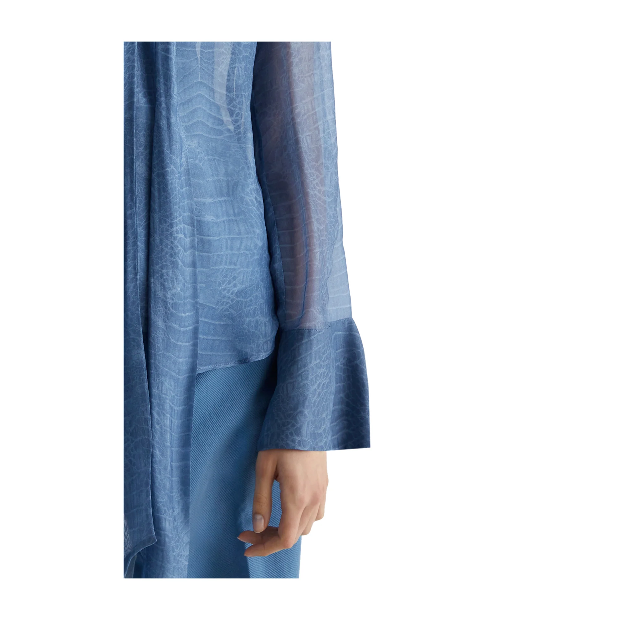 Blusa Donna con collo a foulard - Image 5