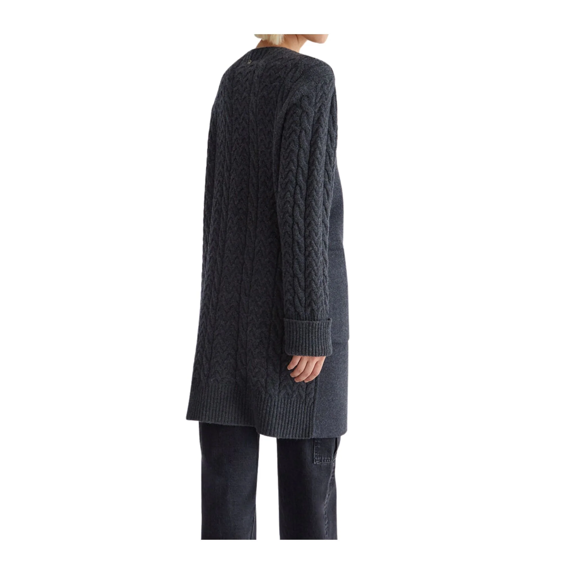 Cappotto Donna in maglia a girocollo - Image 3