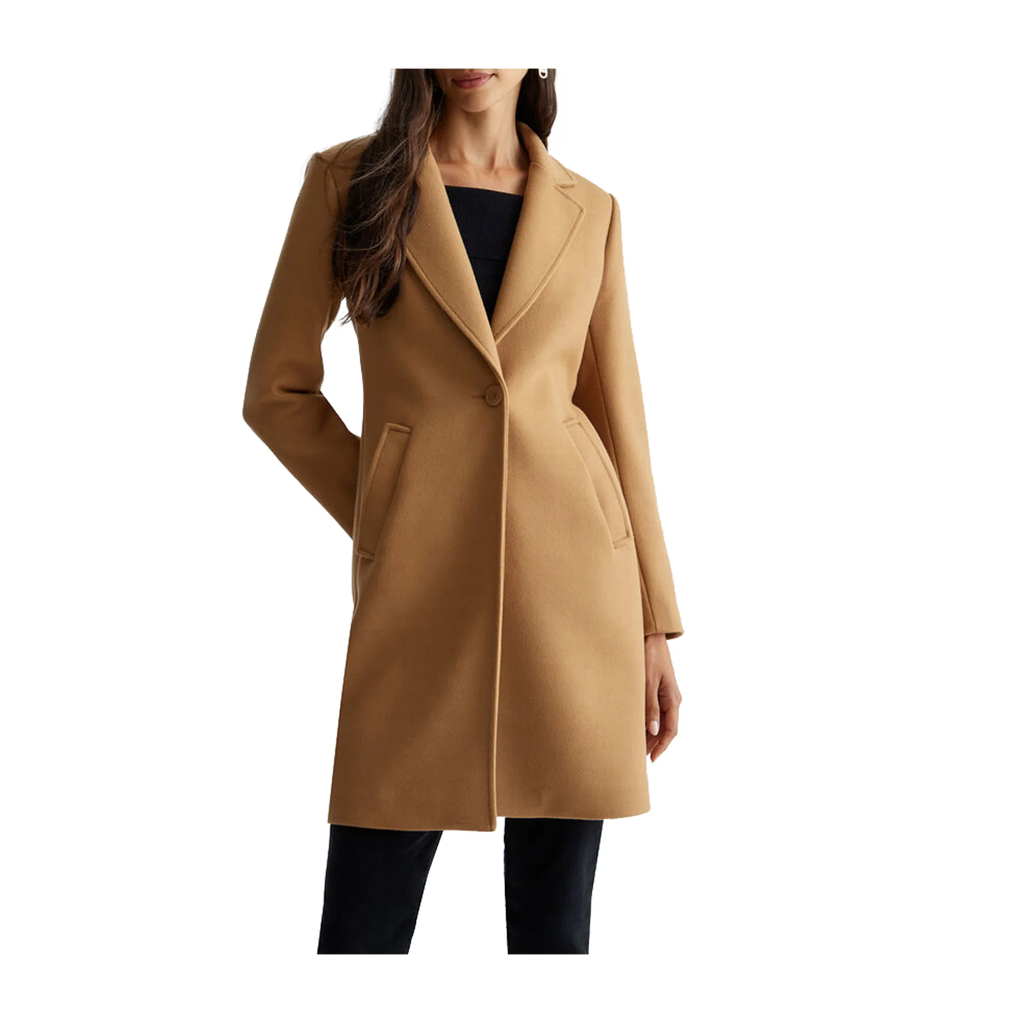 Cappotto Donna con collo a revers - Image 2