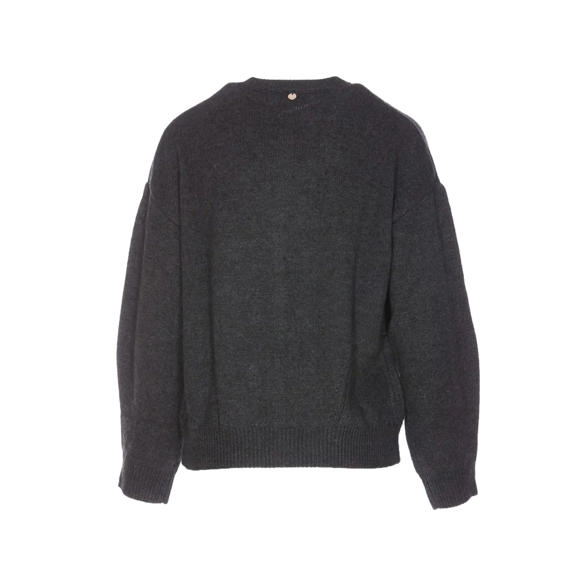 Cardigan Donna tinta unita con perla - Image 2