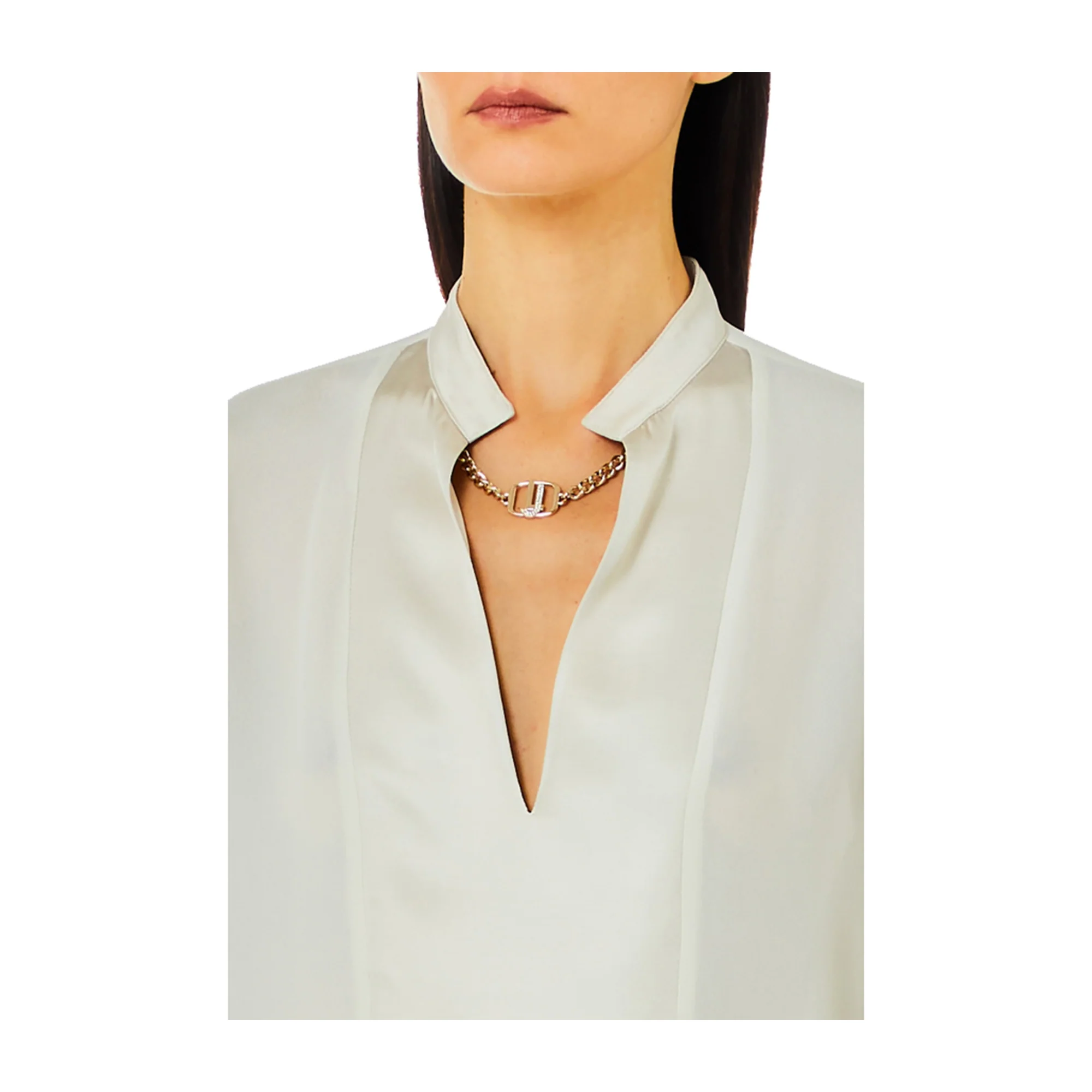 Blusa Donna con dettaglio logo catena - Image 3