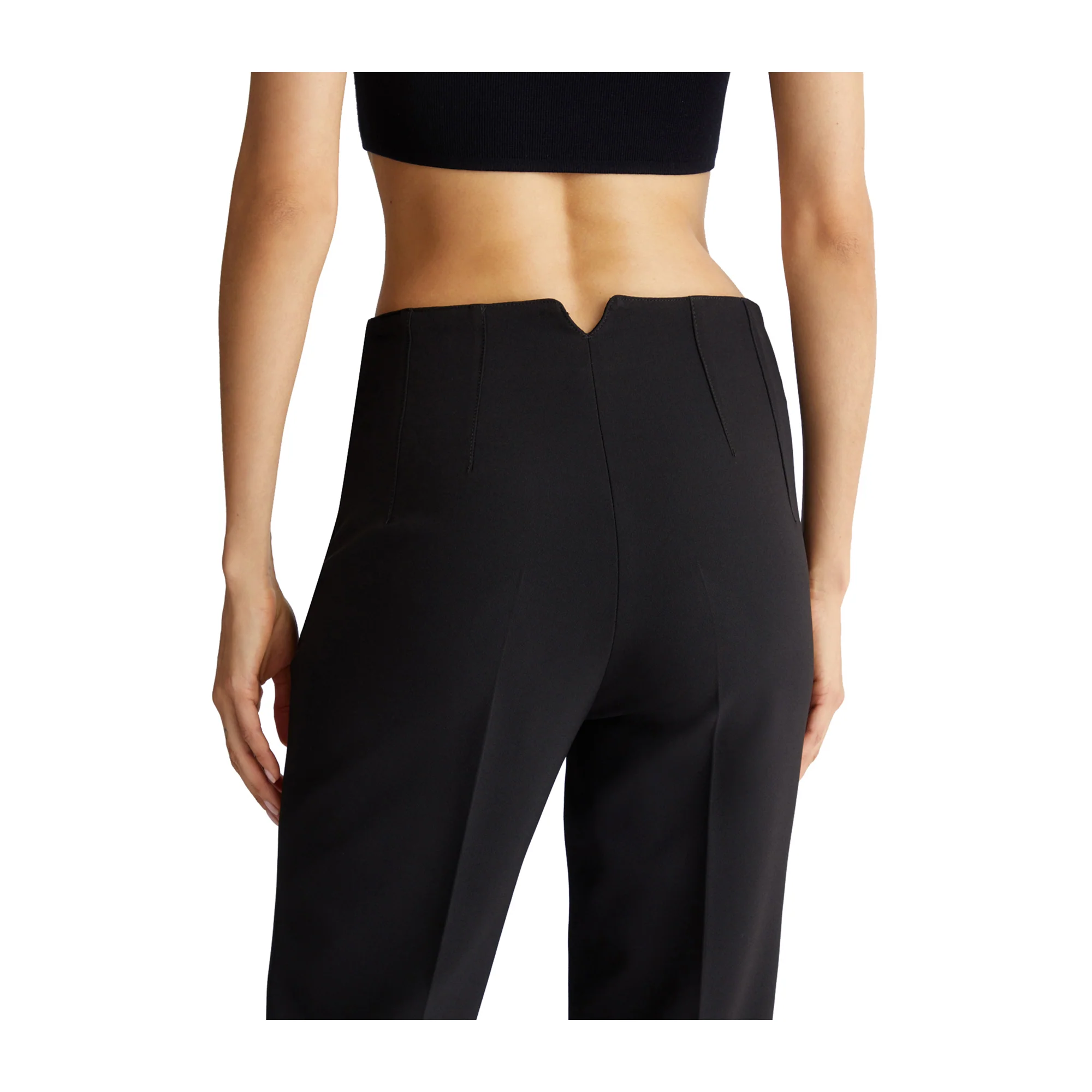 Pantaloni Donna cropped stretch Nero - Image 5