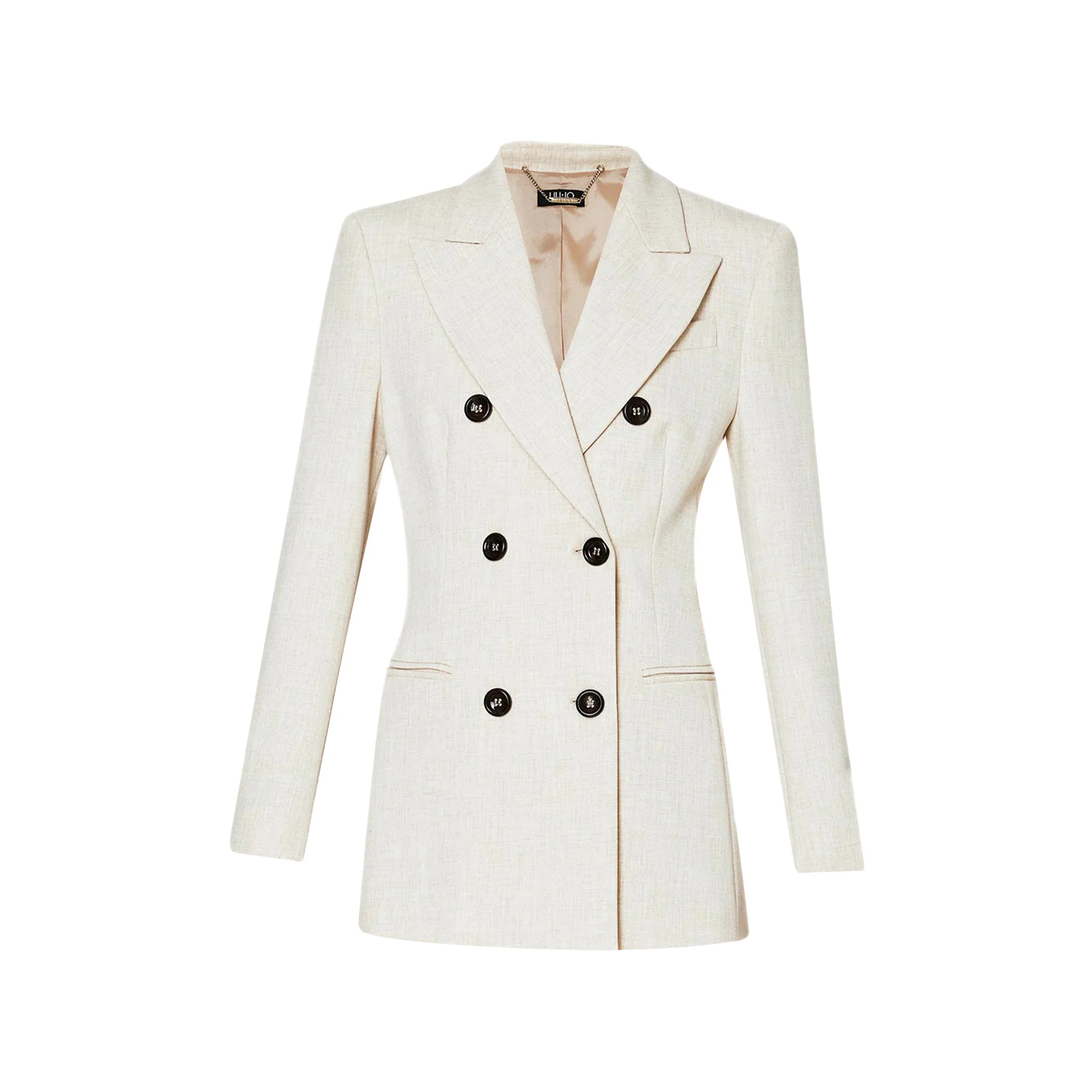 Giacca in misto viscosa Beige