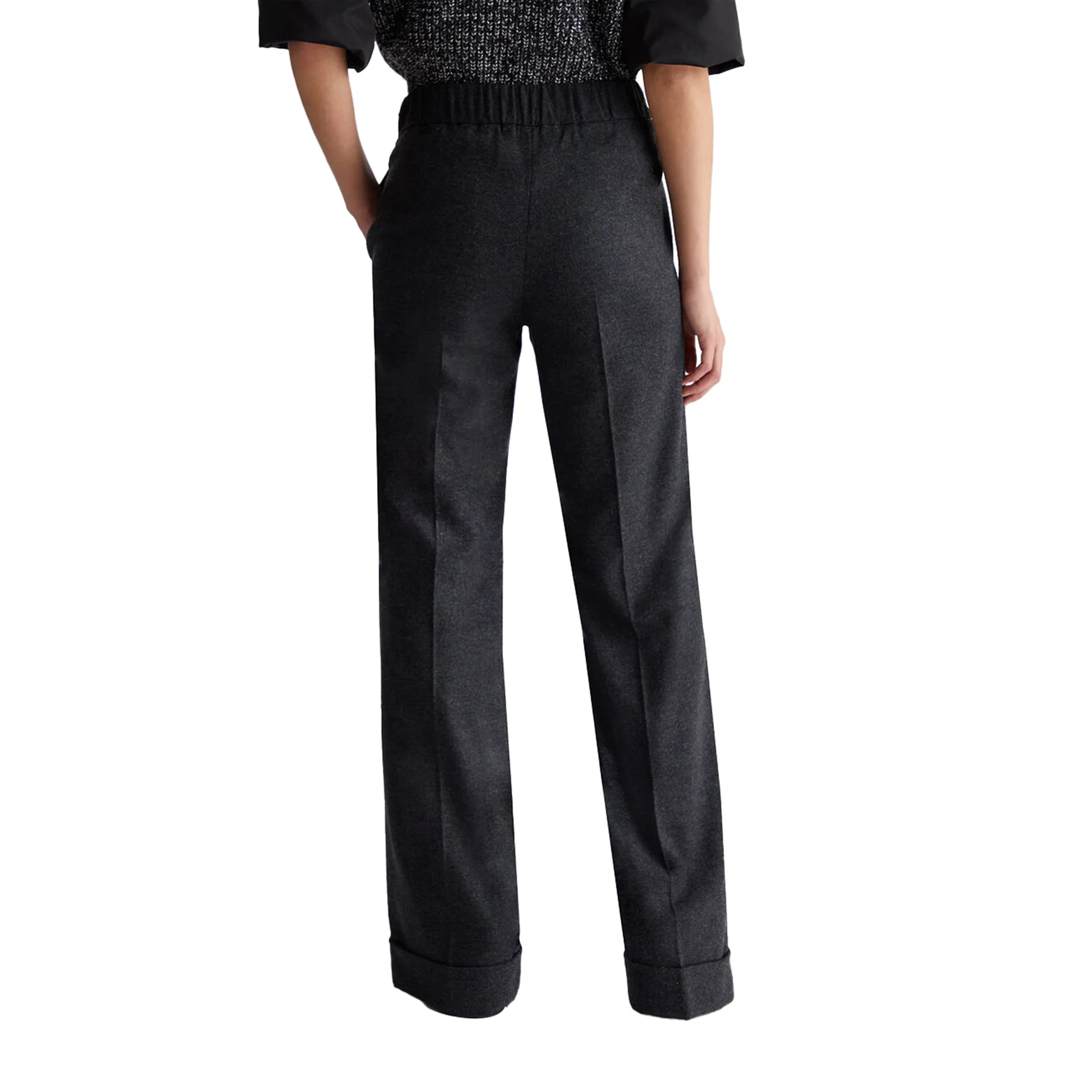 Pantaloni lunghi Donna in flanella - Image 4