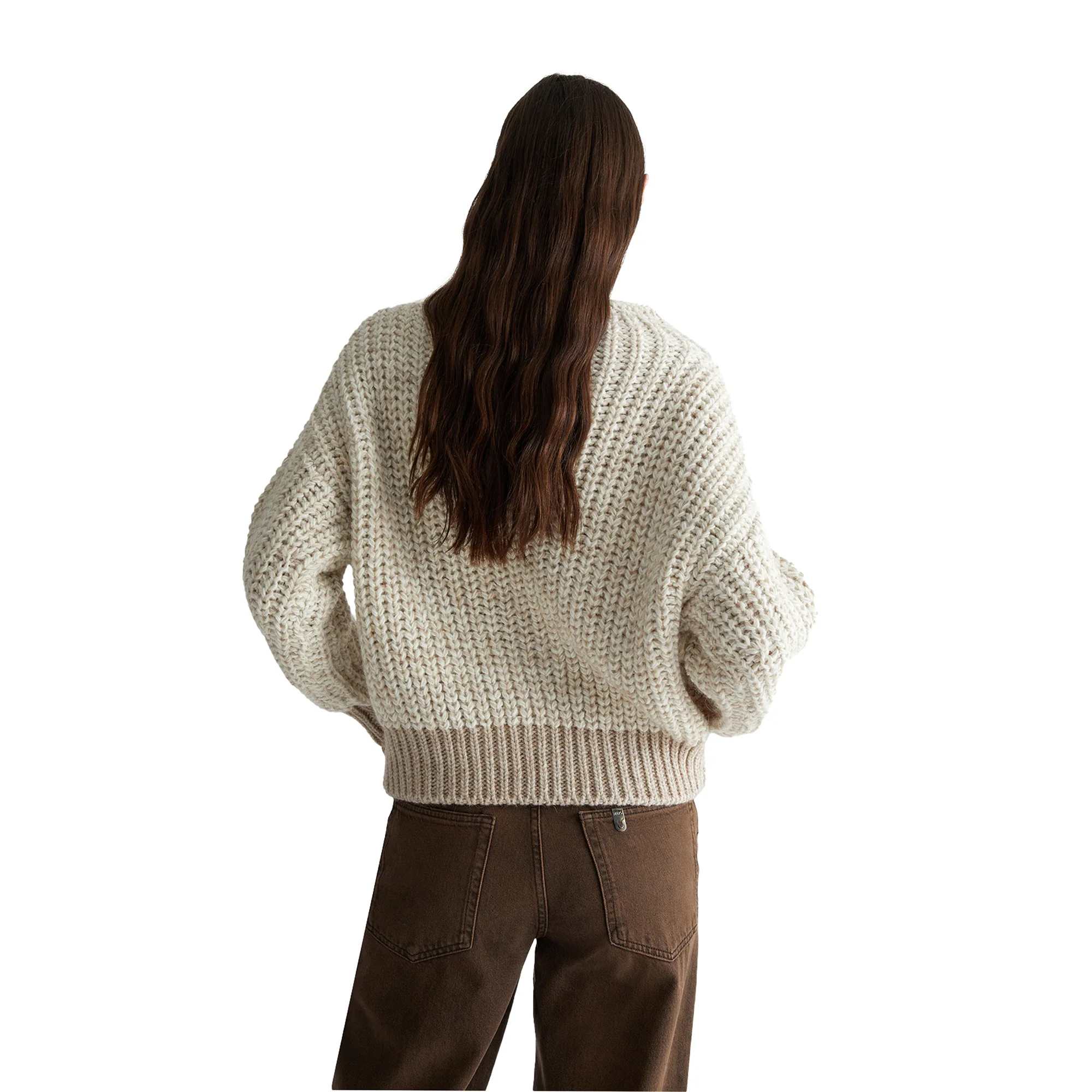 Maglione in misto lana Beige - Image 3