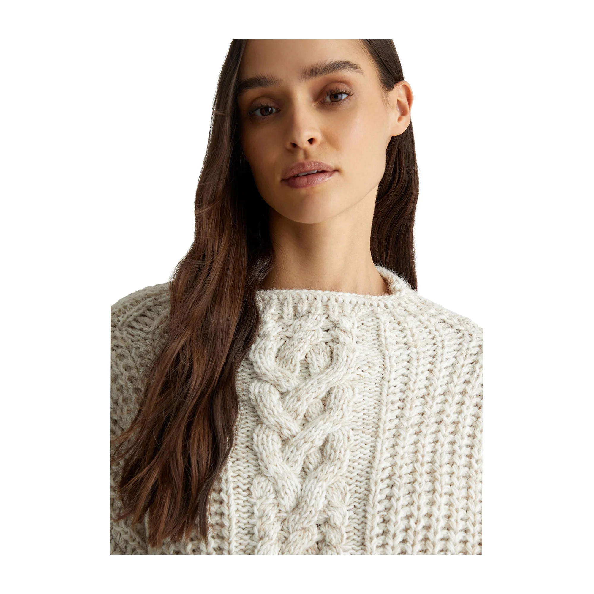 Maglione in misto lana Beige - Image 4
