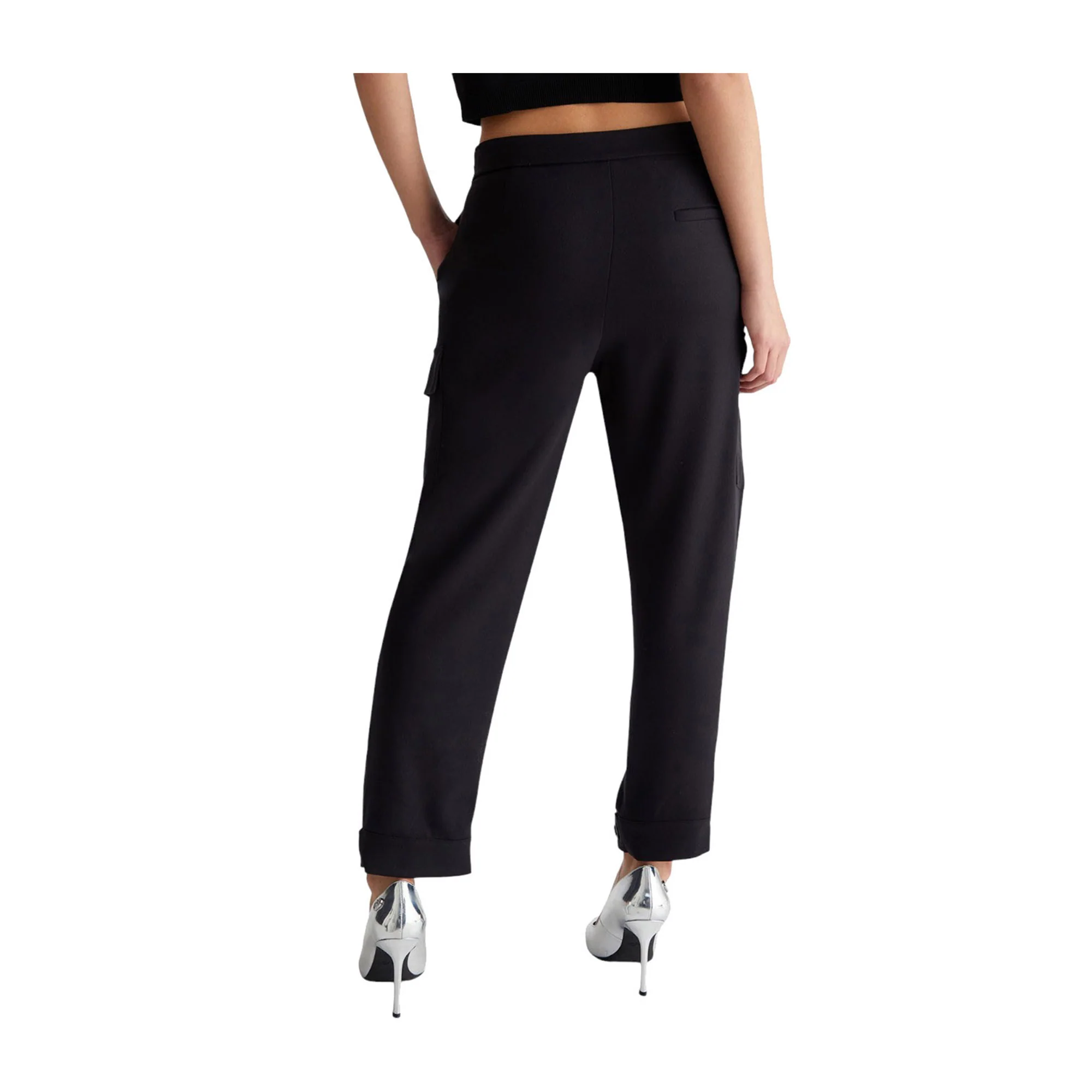 Pantaloni cropped Donna con tasche - Image 4