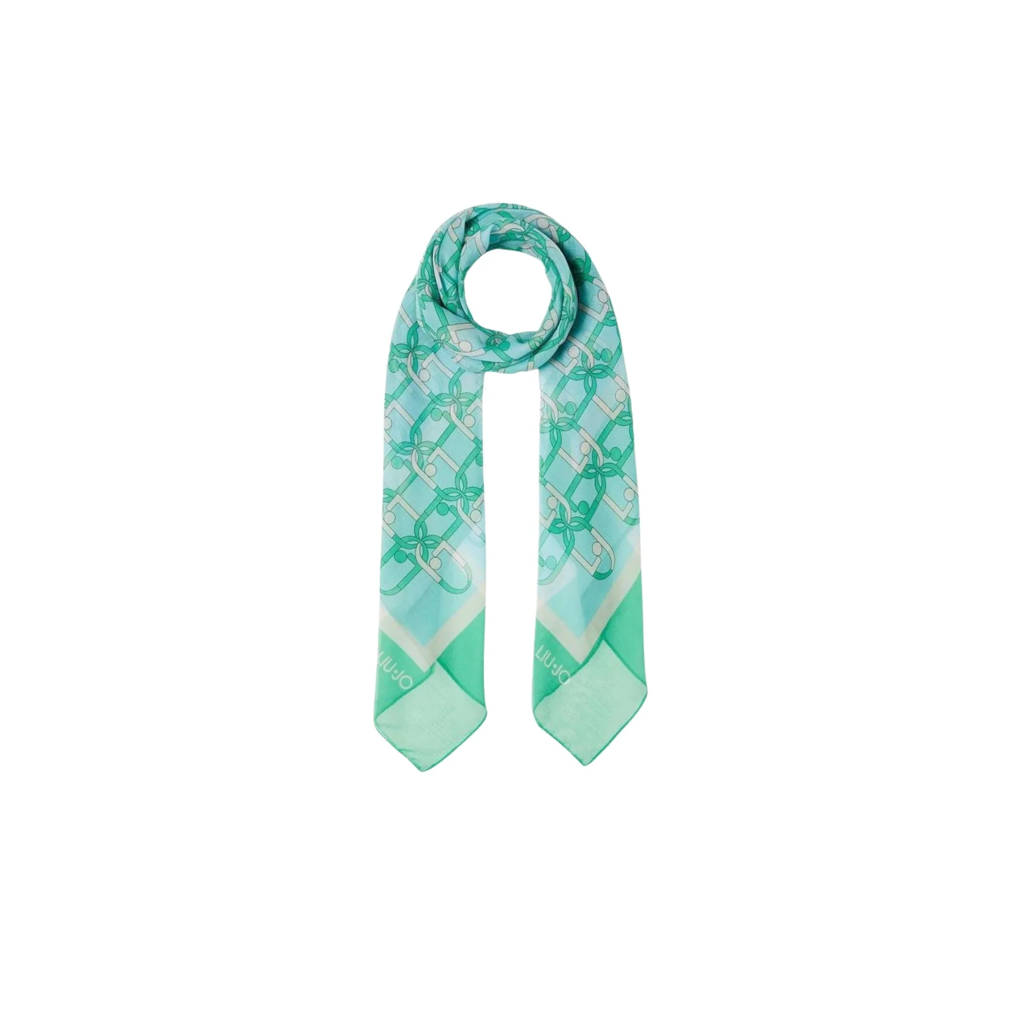 Foulard Donna in tessuto con motivo logo - Image 2