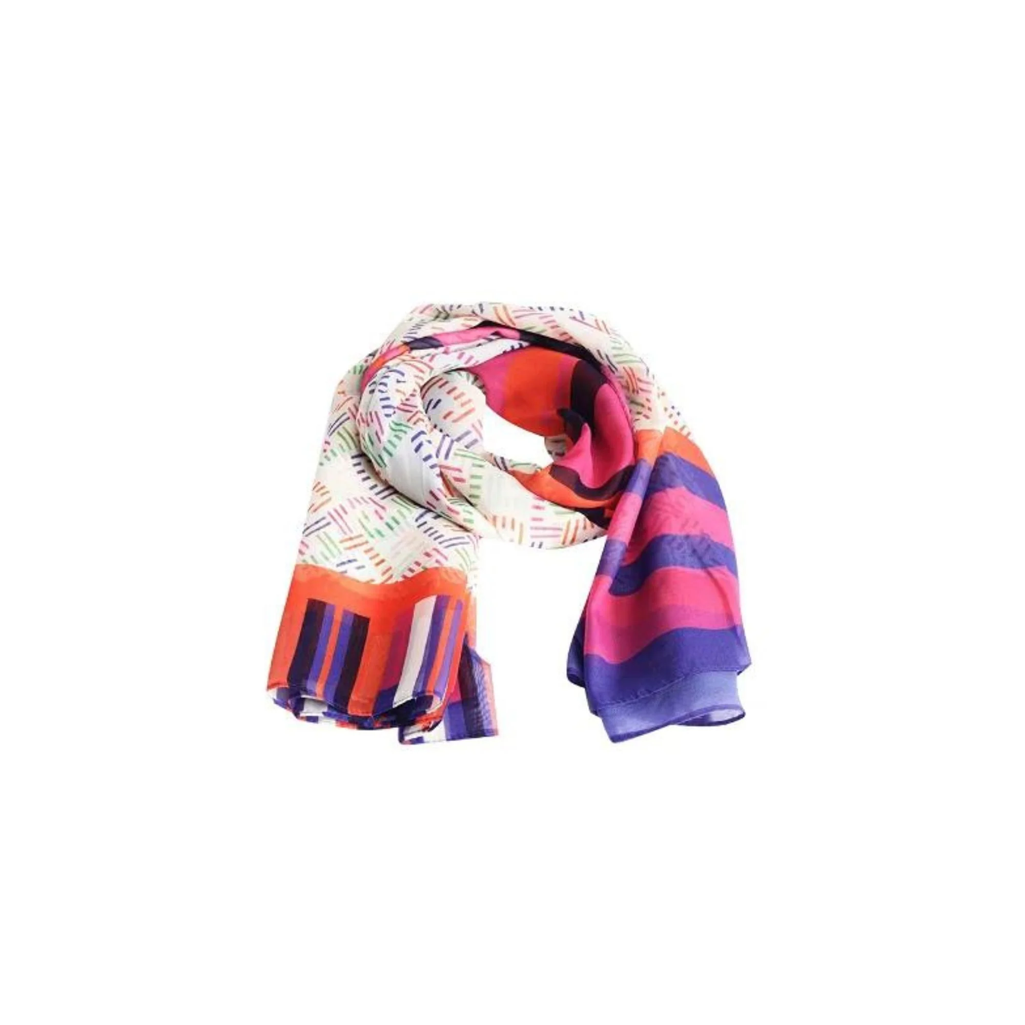 Foulard in tessuto con stampa - Image 2