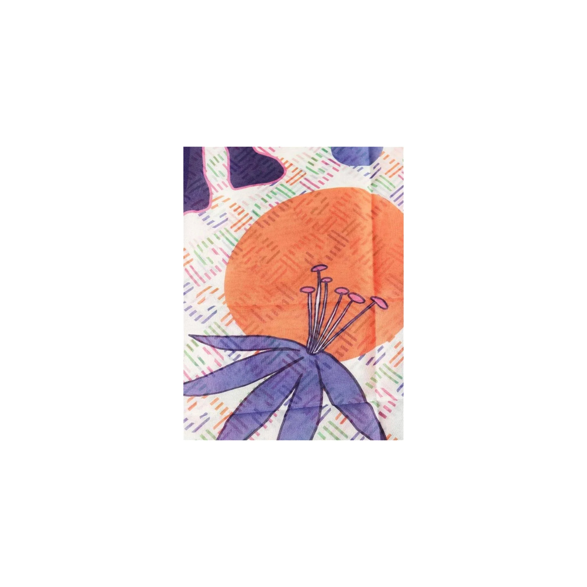 Foulard in tessuto con stampa - Image 3