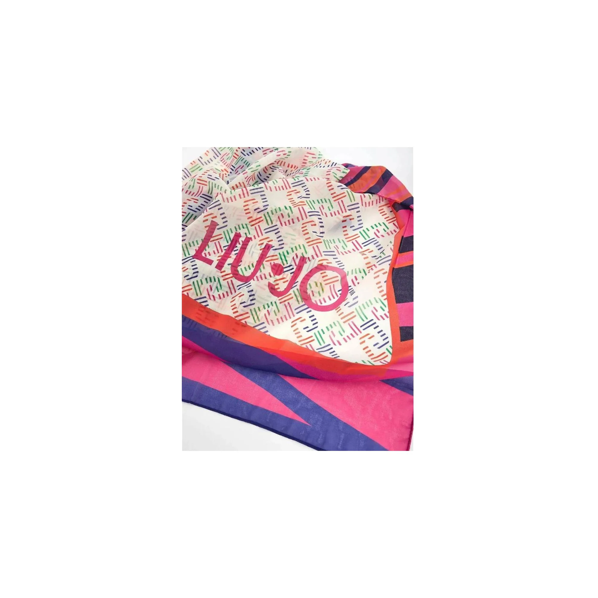 Foulard in tessuto con stampa - Image 4