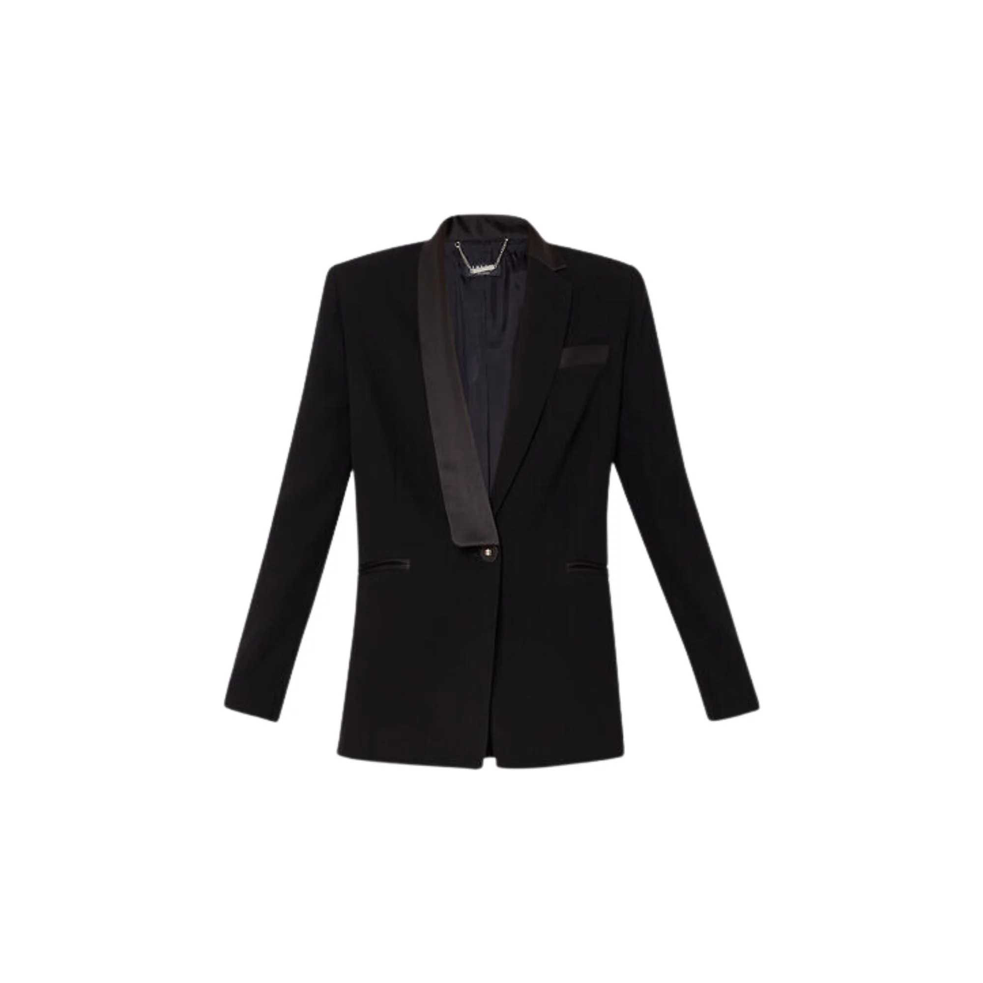 Giacca Donna smocking con revers classico e a scialle