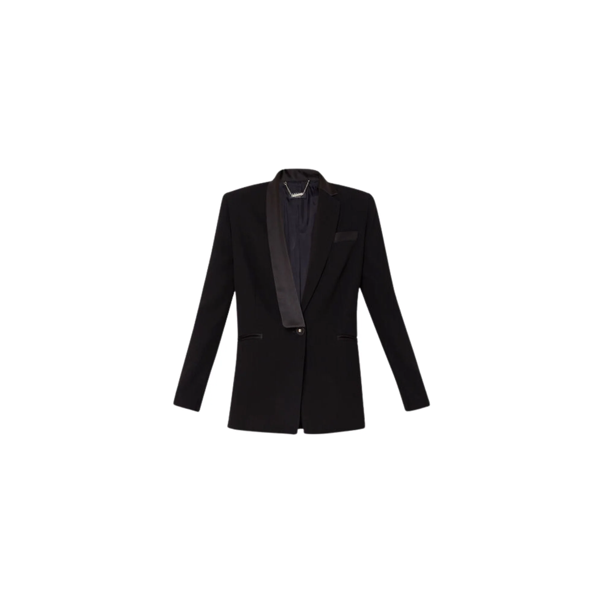 Giacca Donna smocking con revers classico e a scialle - Image 4