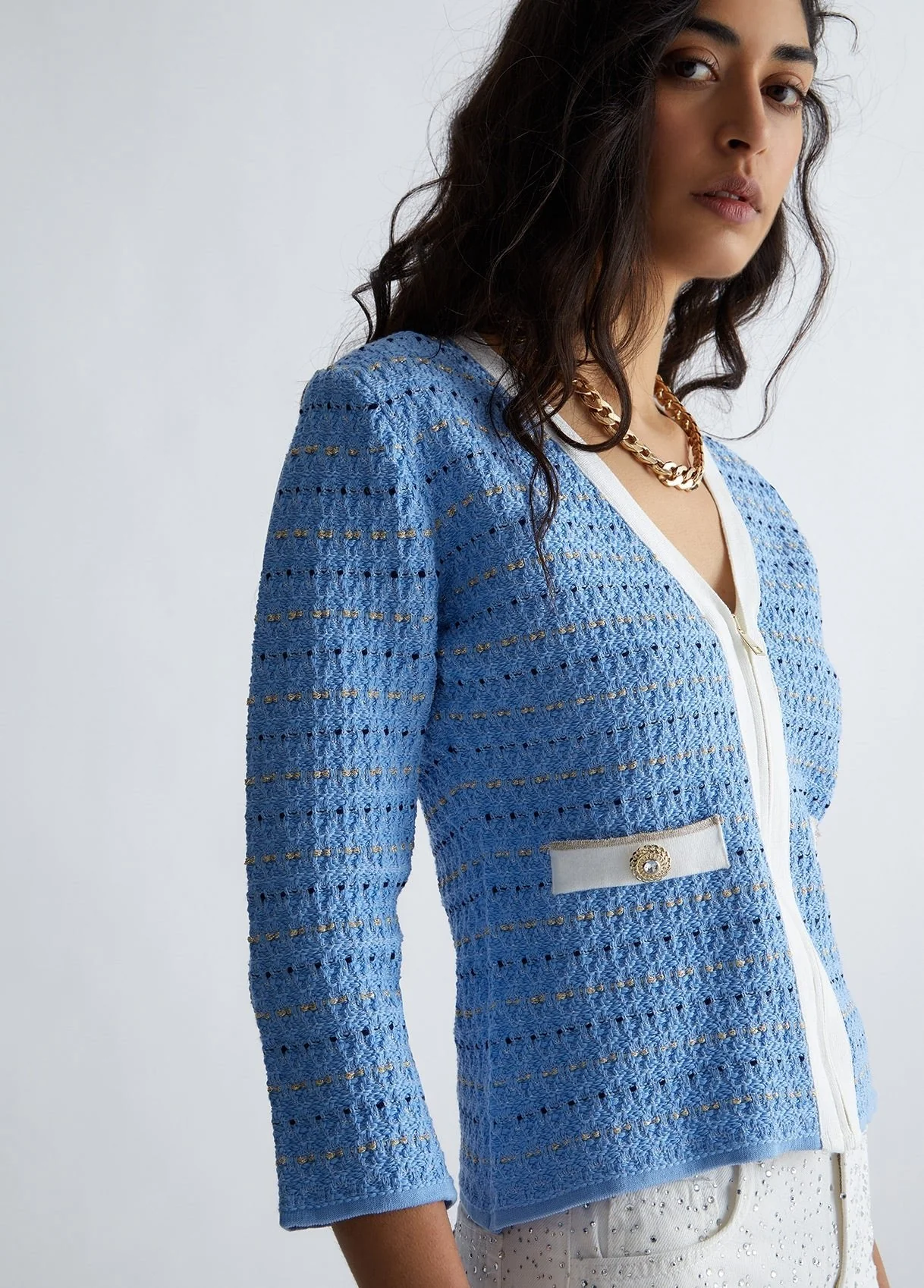 Giacca Donna in maglia jacquard - Image 5