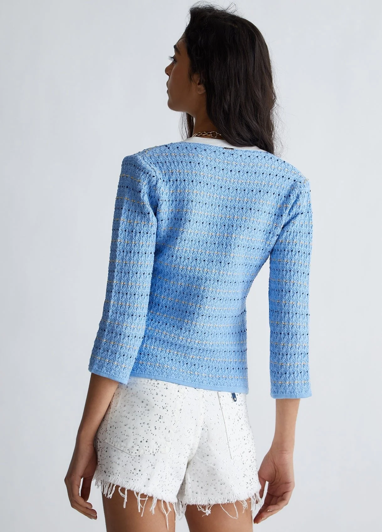 Giacca Donna in maglia jacquard - Image 6