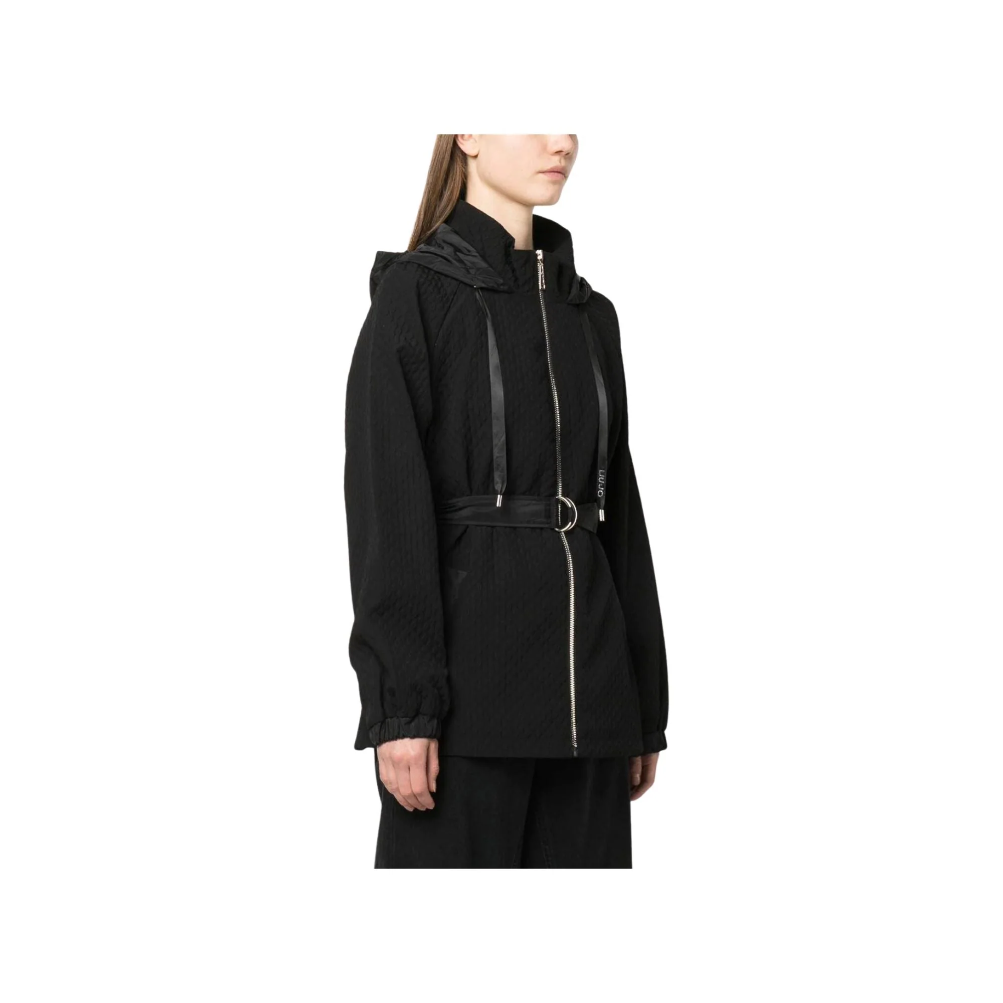 Giacca Donna in jacquard con cintura - Image 8