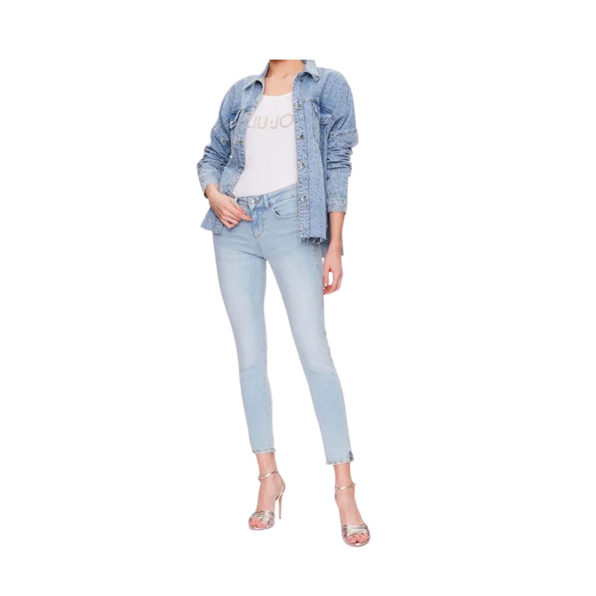 Giacca Donna in Jeans con tasche - Image 2