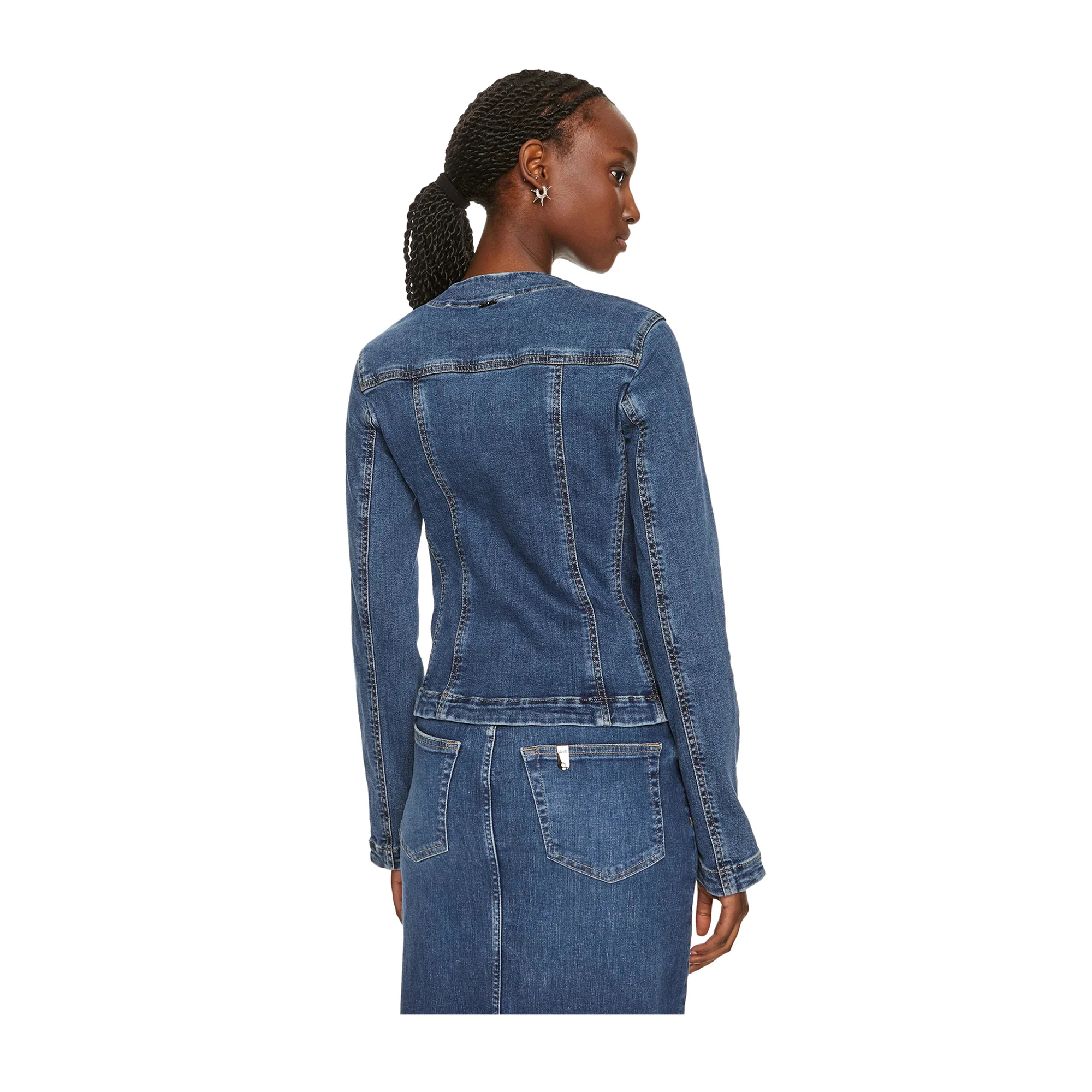 Giacca di Jeans Donna con tasche - Image 2