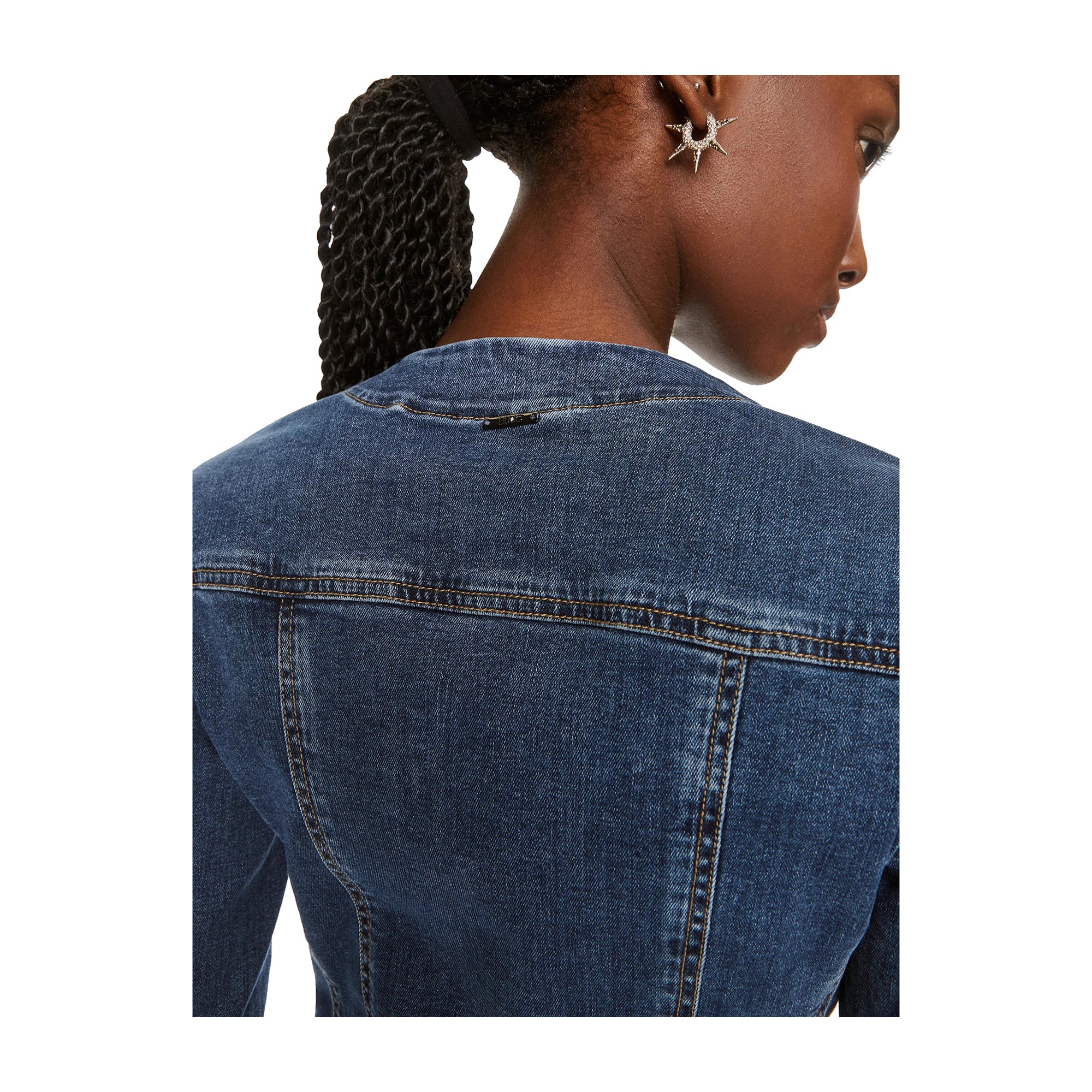 Giacca di Jeans Donna con tasche - Image 4