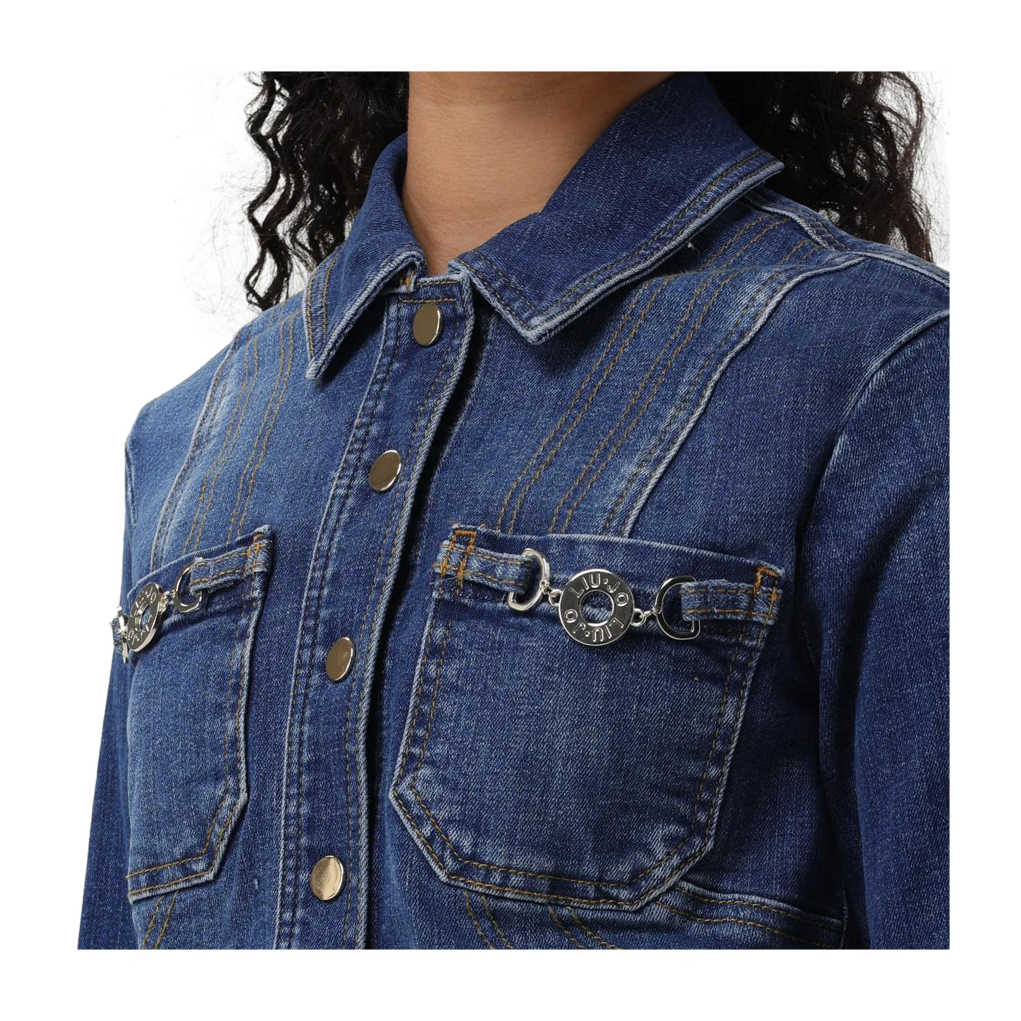 Giacca Donna in Denim corta - Image 3