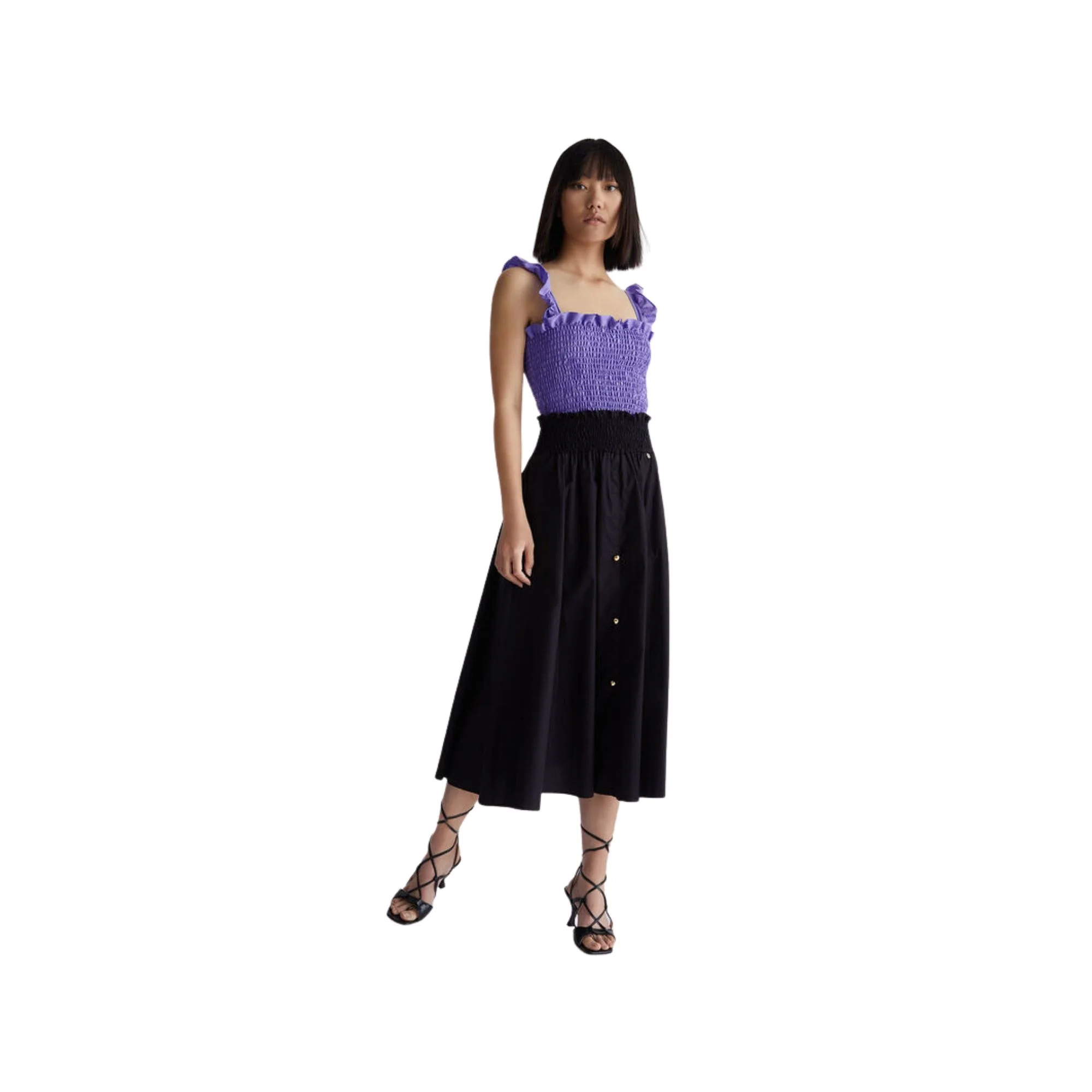 Gonna Donna lunga con cintone elastico - Image 5
