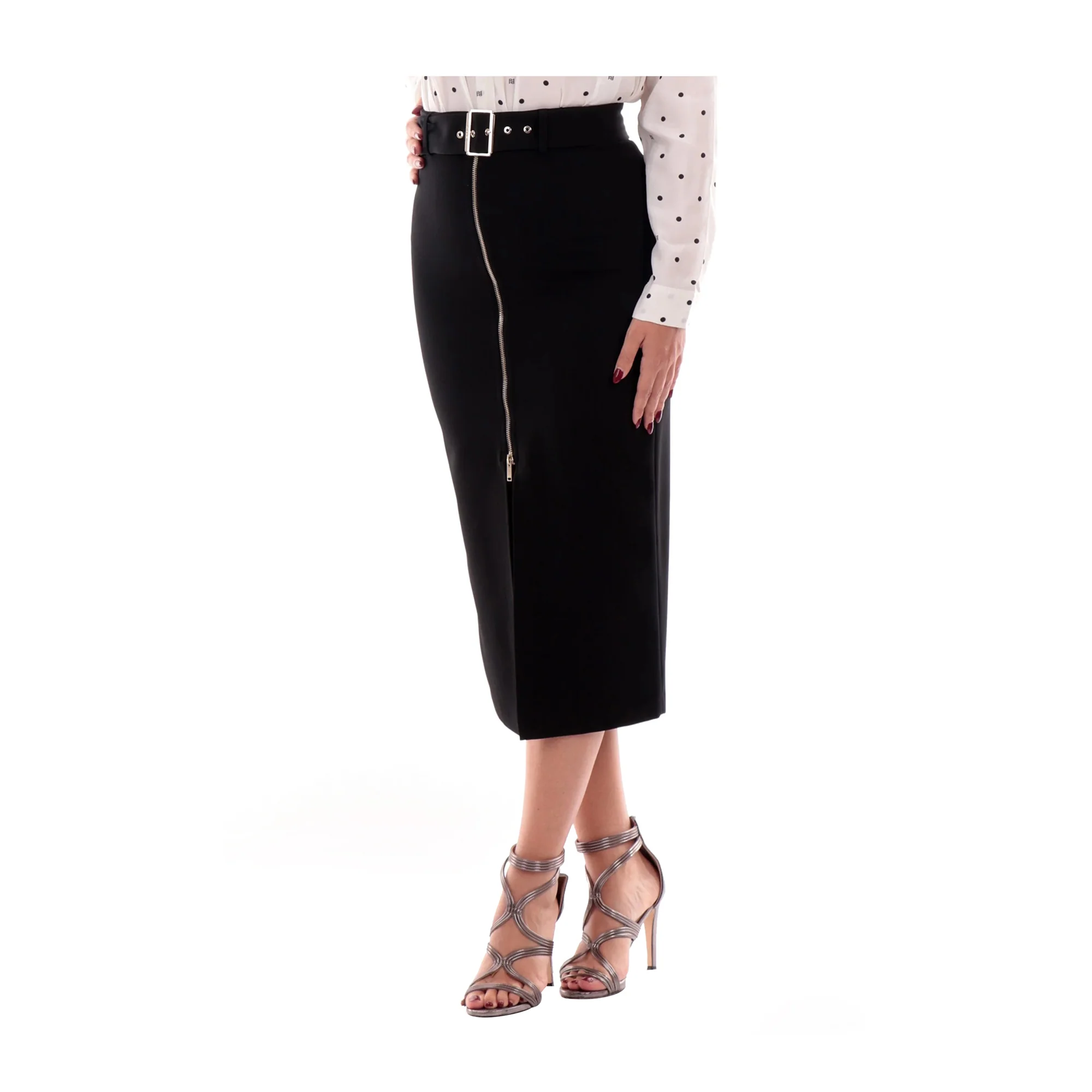 Gonna Lunga Donna con zip nera