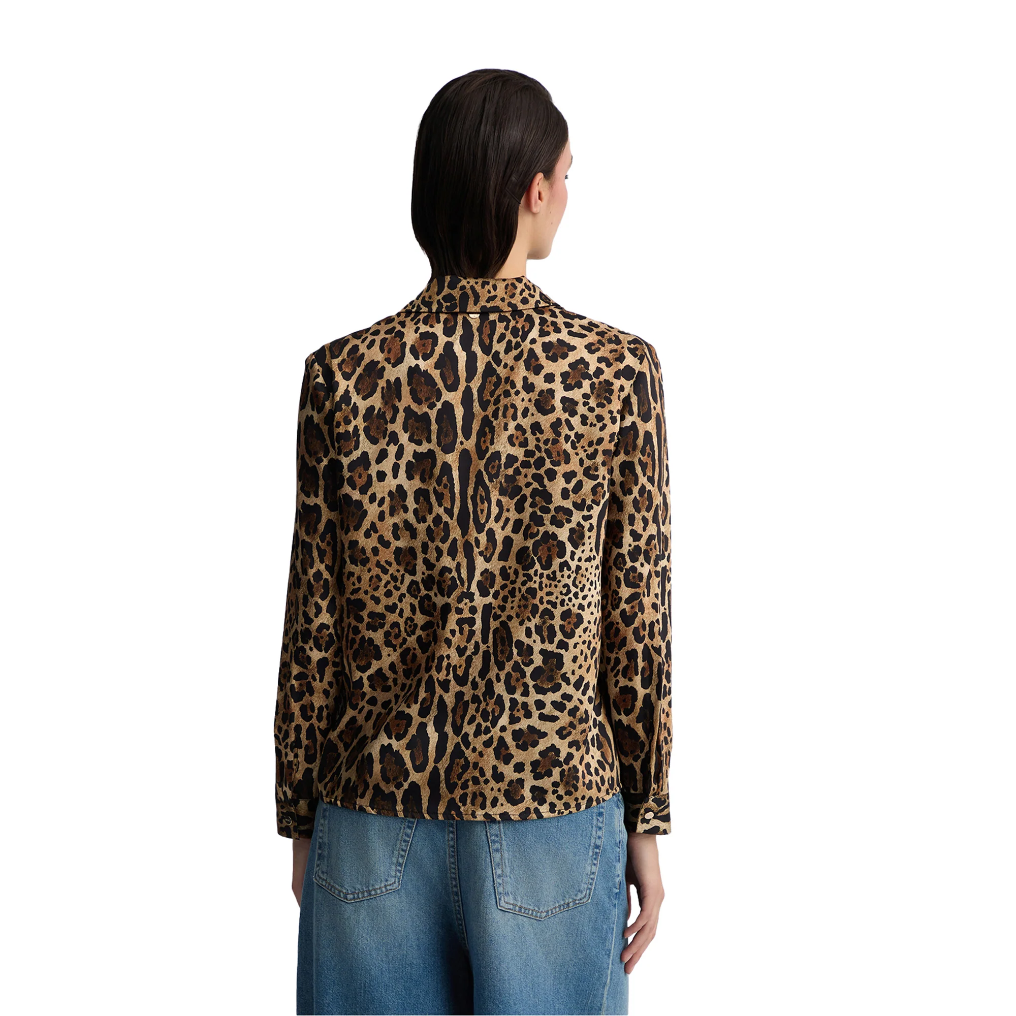 Camicia Donna in twill animalier - Image 3
