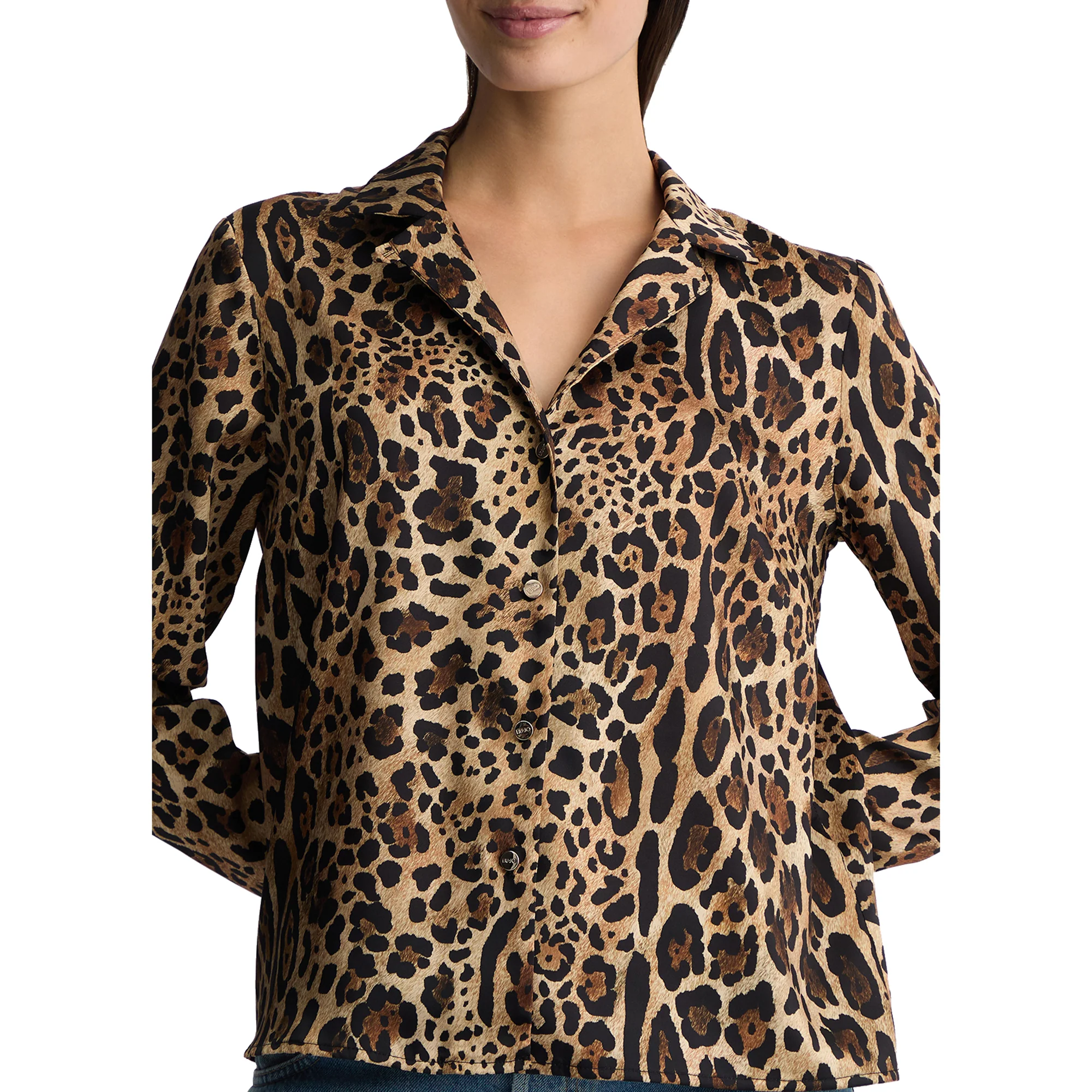 Camicia Donna in twill animalier - Image 4